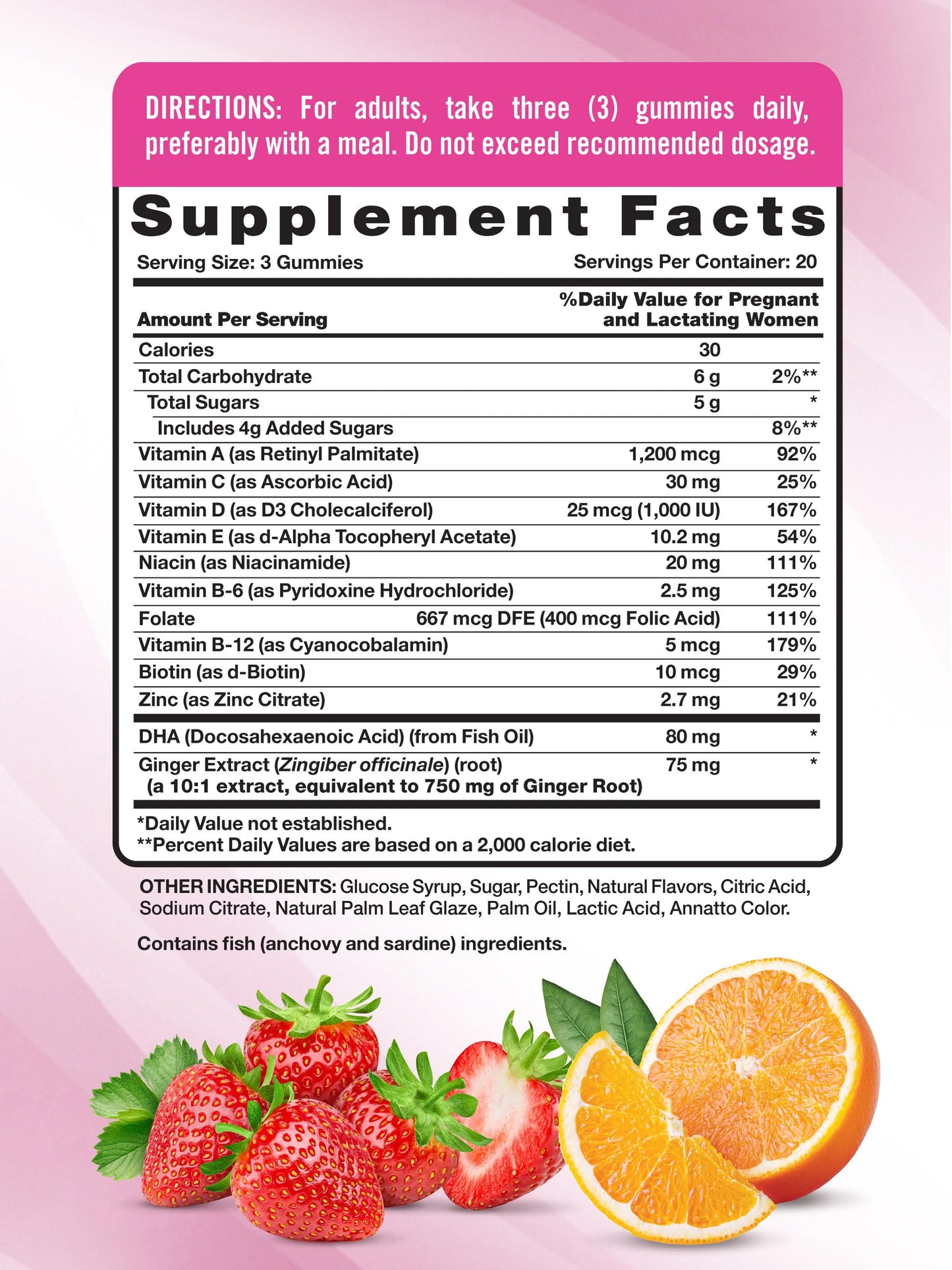Nature's Truth Prenatal Multivitamin Gummies 60 Count