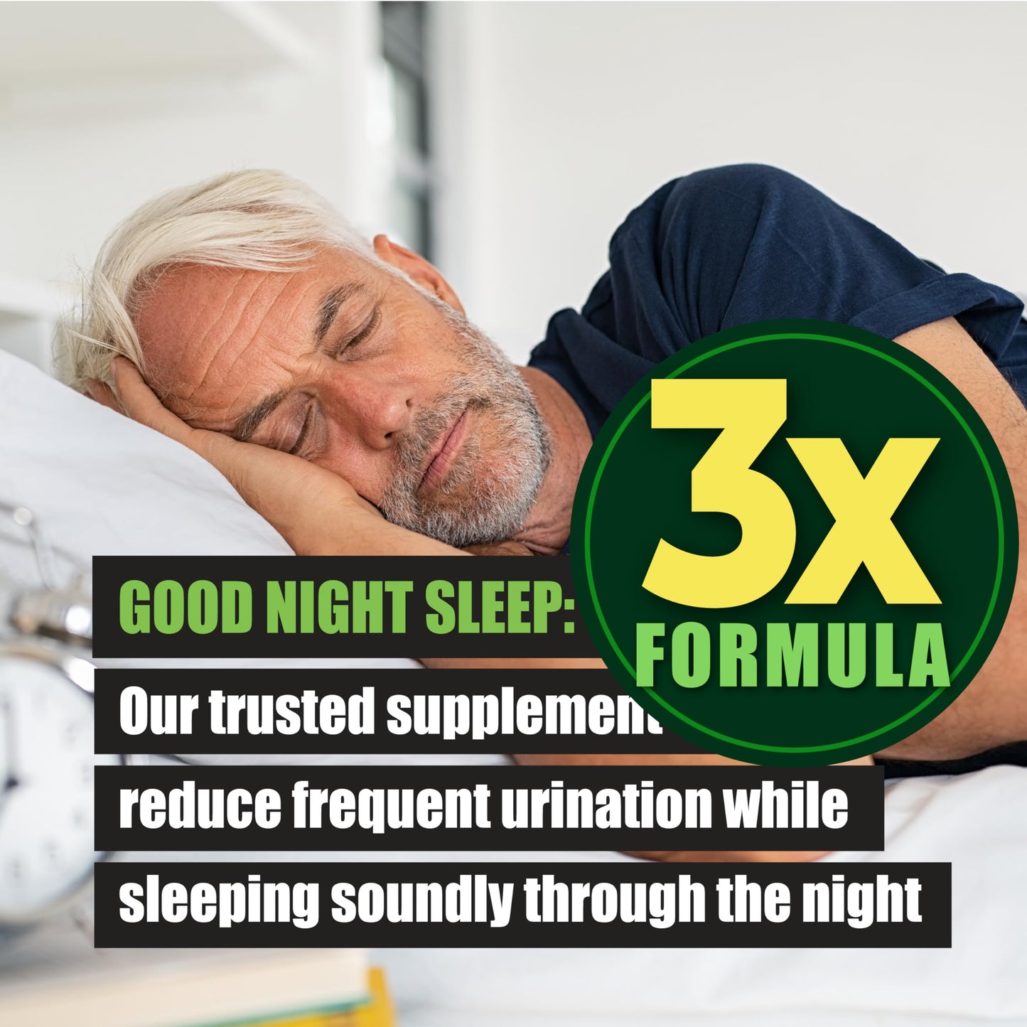 THELABSMENCO 3X Formula Natural Prostate Health Supplements for Men Saw Palmetto Capsules, 60 Count