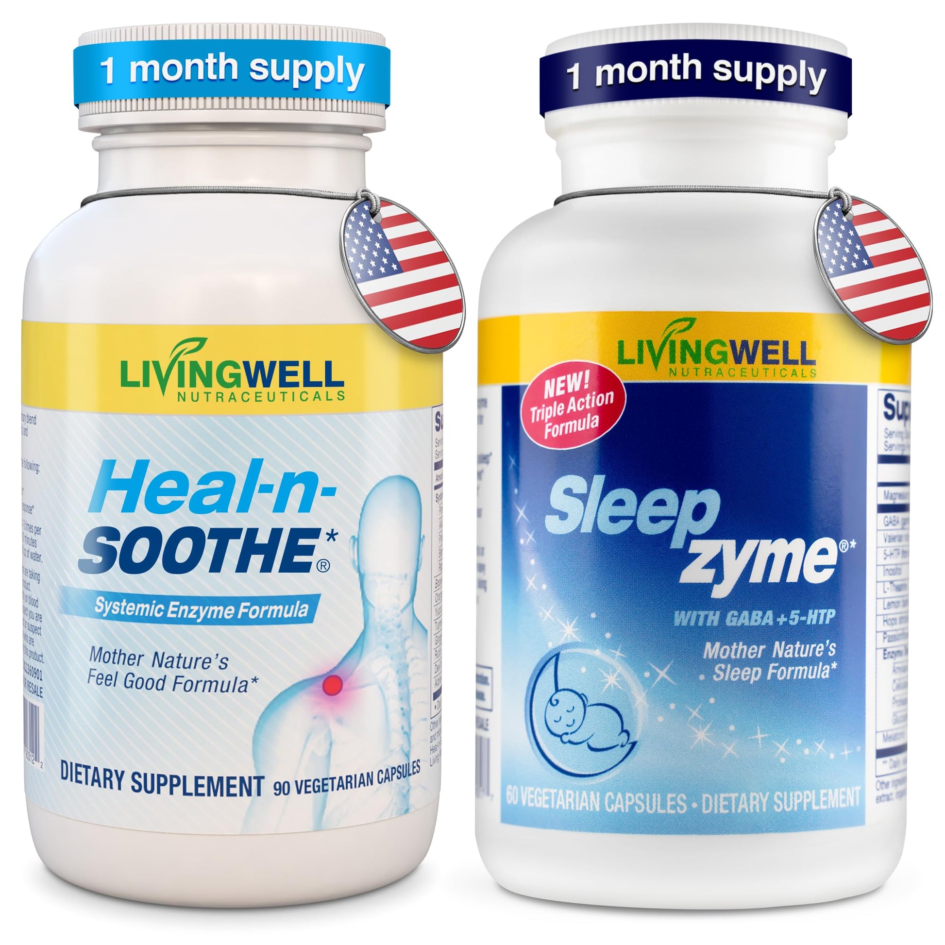 HEAL-N-SOOTHE Sleepzyme & Joint Mobility Capsules 150