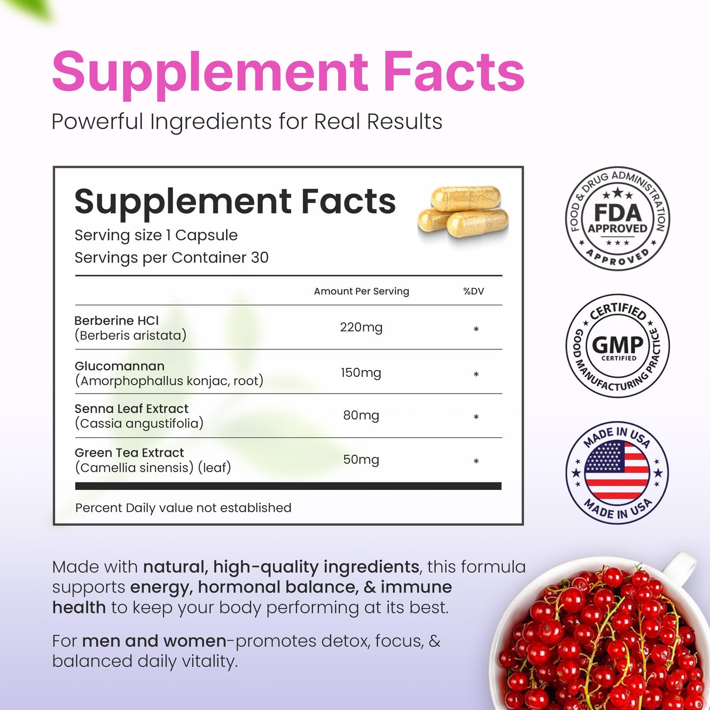 Ultralipo Natural Fat Burner & Appetite Suppressant Capsule 30 Count