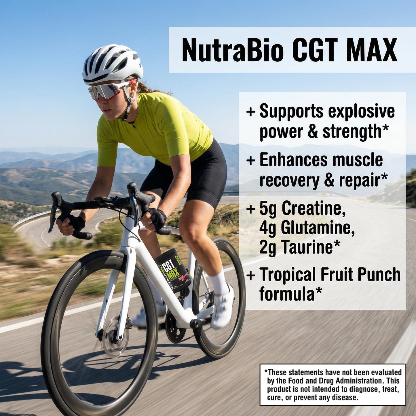 NutraBio CGT-MAX Powder 1.08 lb