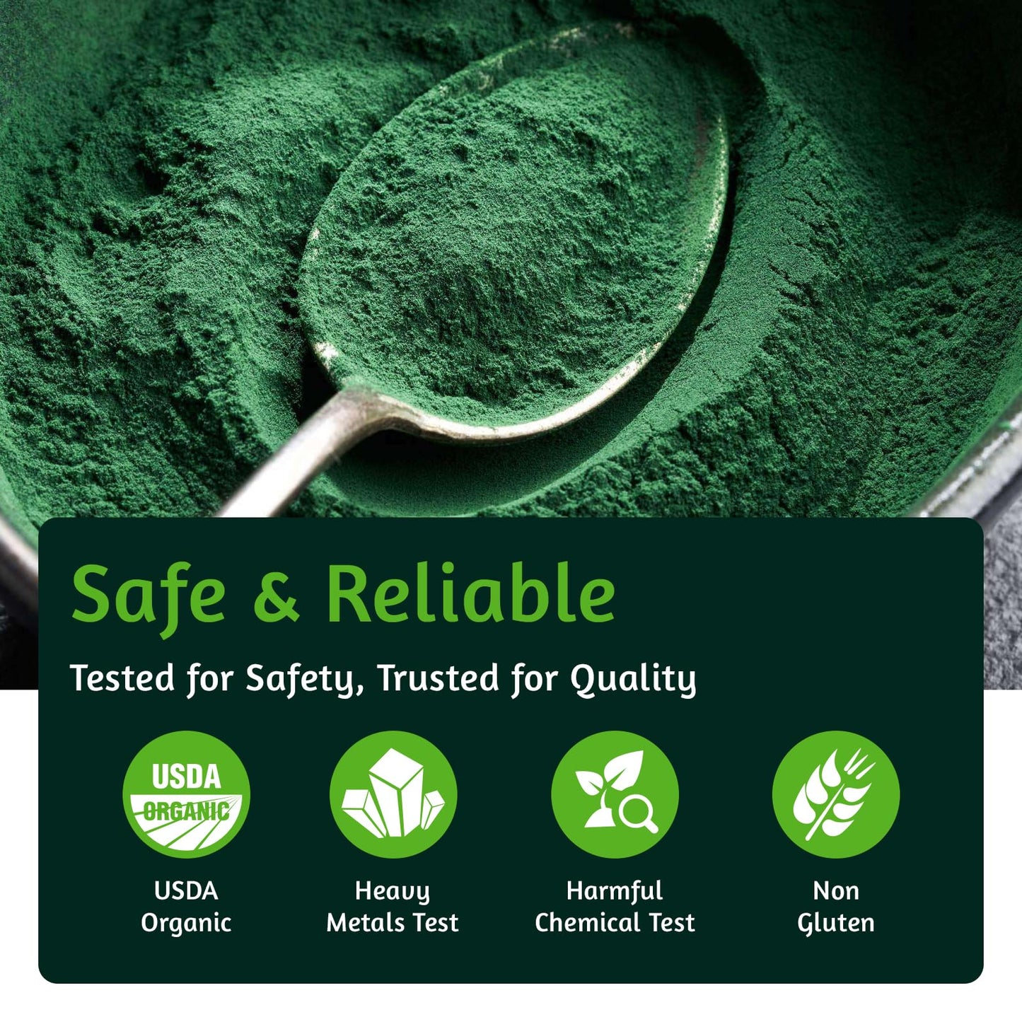 ATNreuro Organic Spirulina Powder, 32 oz