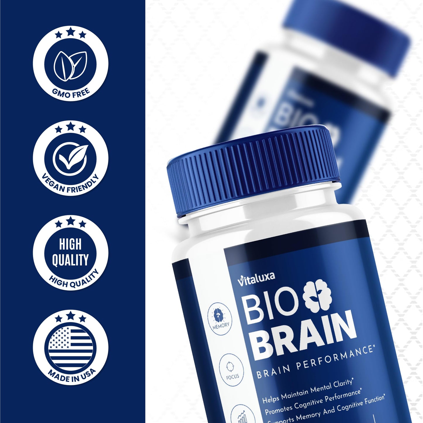 Vitaluxa Bio Brain Capsules 300 Capsules