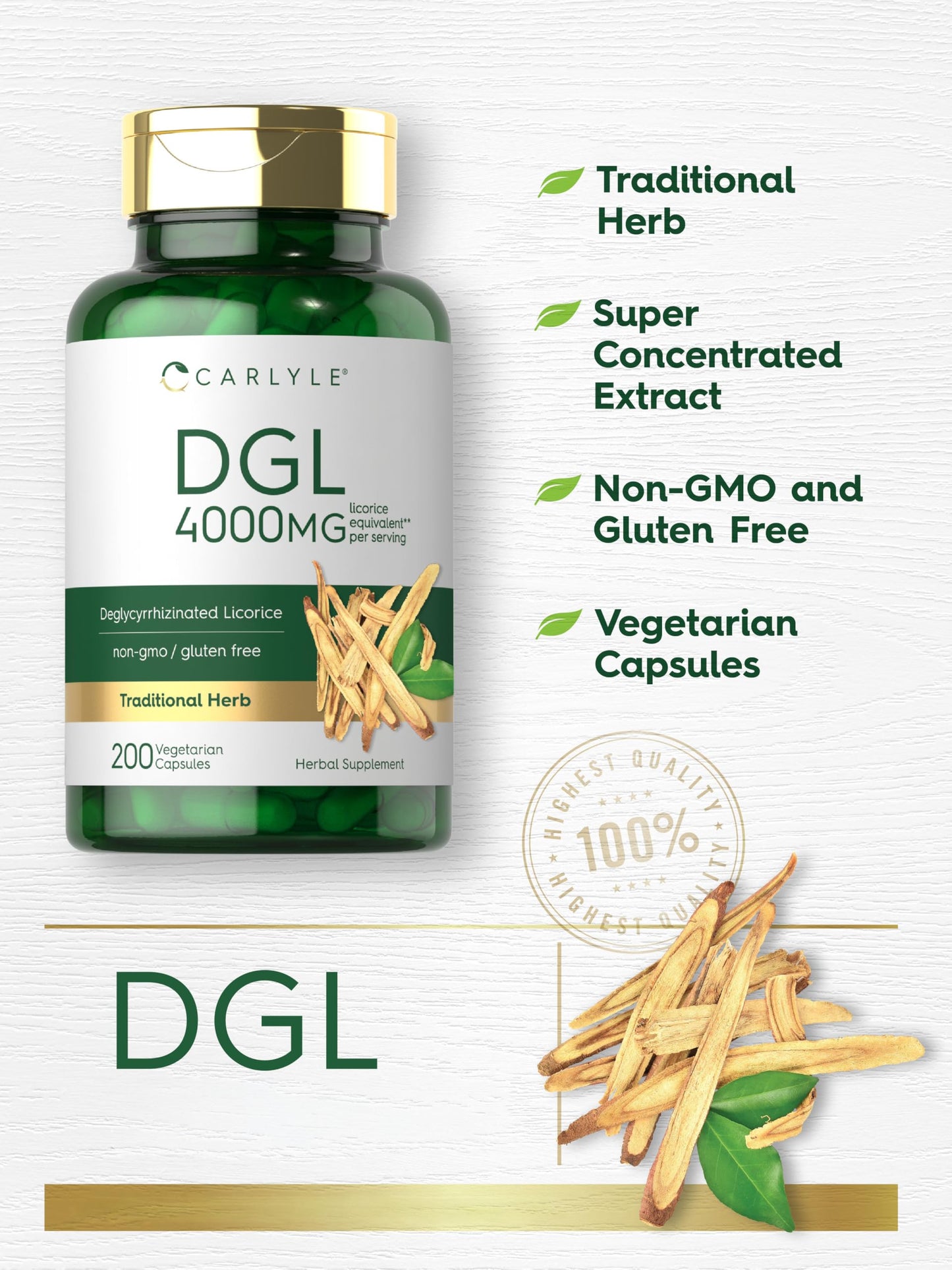 Carlyle DGL 200 Capsules