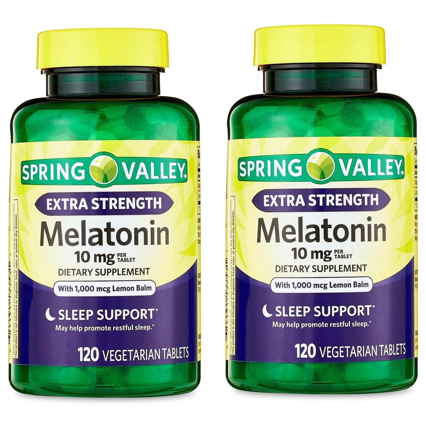 Unique Bundle Store Extra Strength Melatonin 10mg with Lemon Balm 240 Tablets