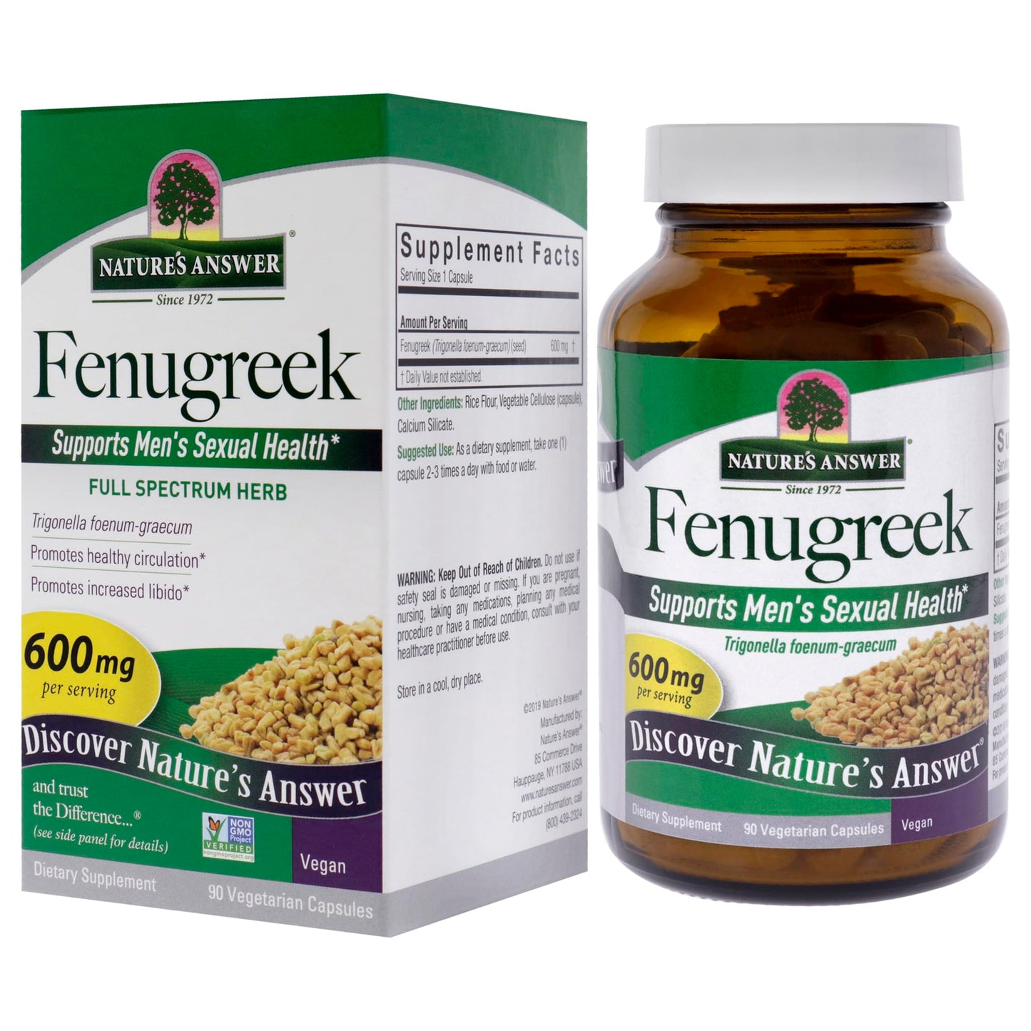 Nature's Answer Fenugreek Seed Capsule 90 Capsules