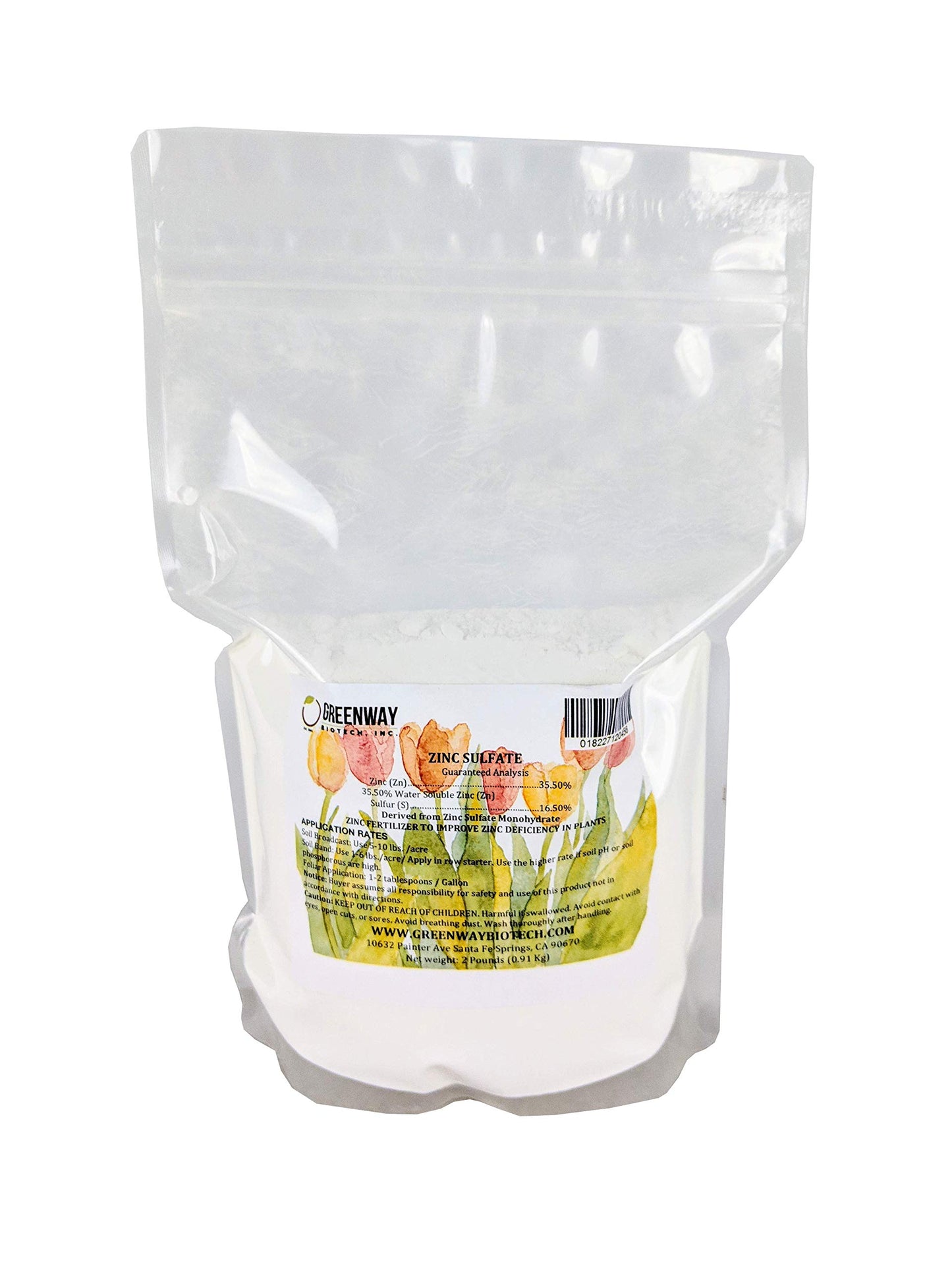 Greenway Biotech, Inc. Zinc Sulfate Powder 32 oz