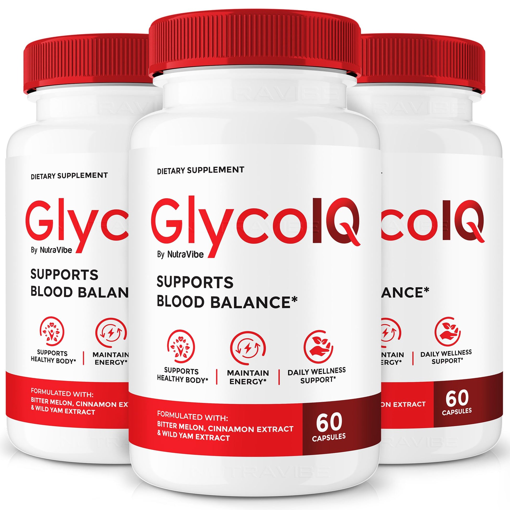 NutraVibe GlycoIQ Capsules, 180 Capsules