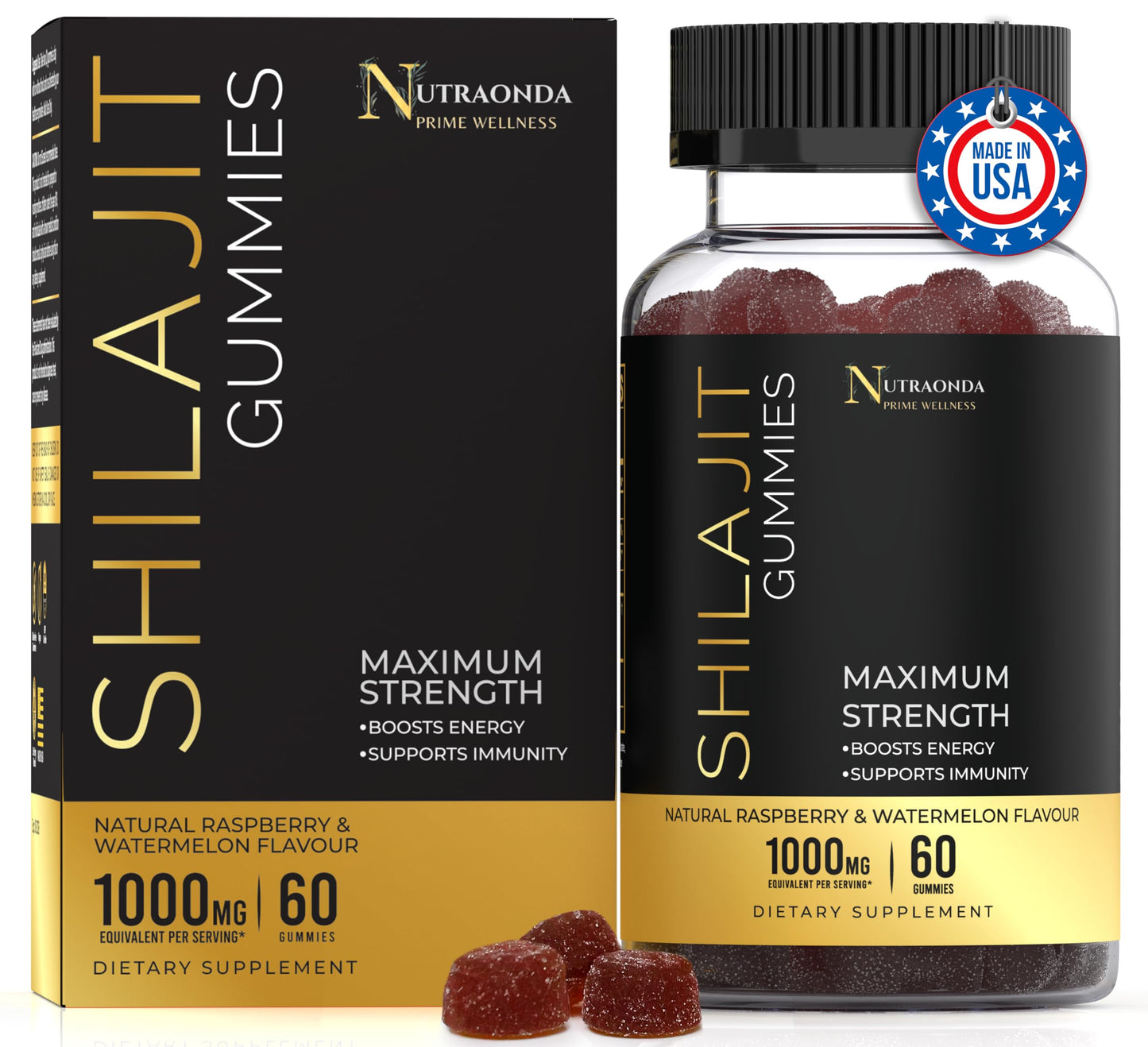 NUTRAONDA Himalayan Shilajit Gummies, 60 ct