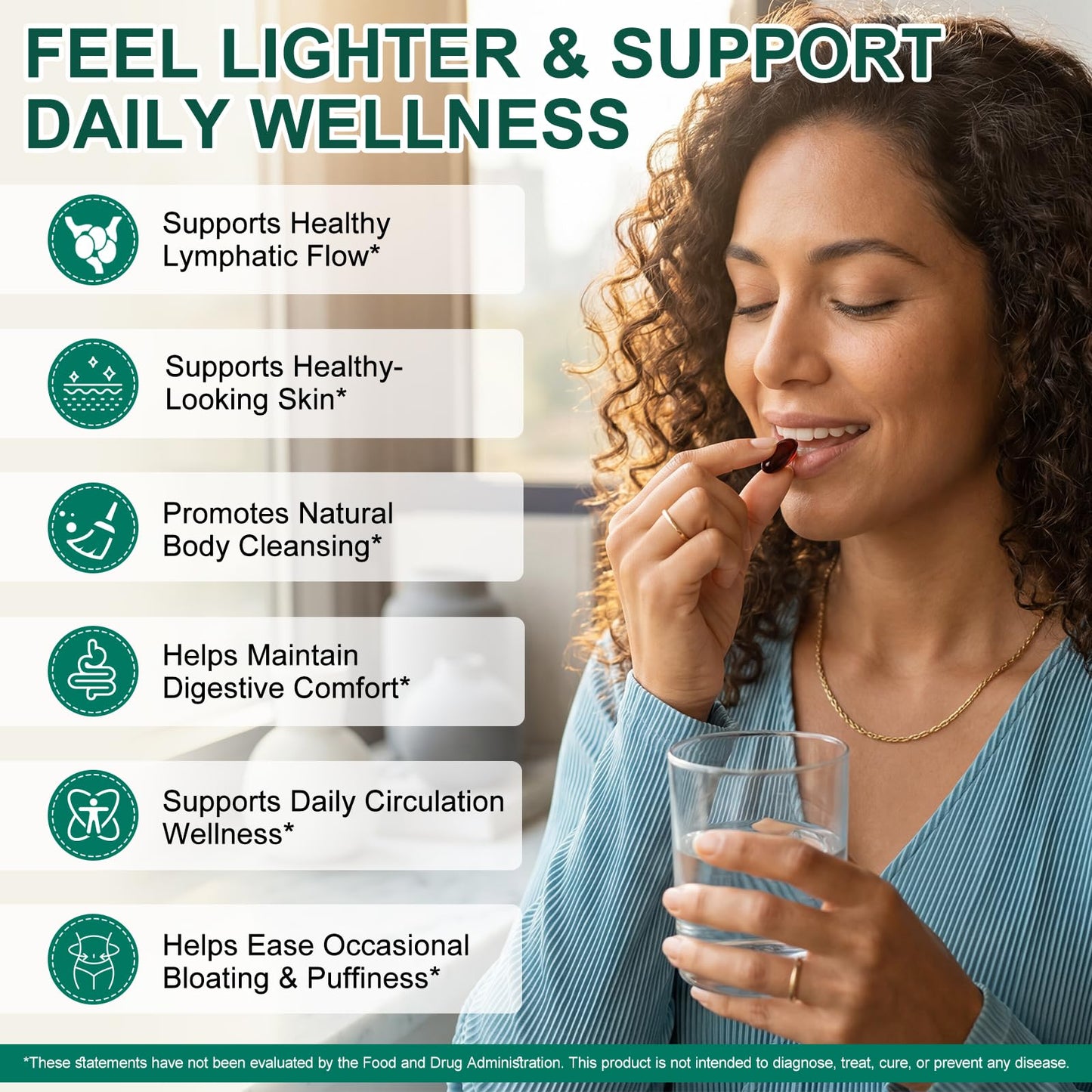 Echoes of the spring Lymphatic Drainage Supplements Softgels 240