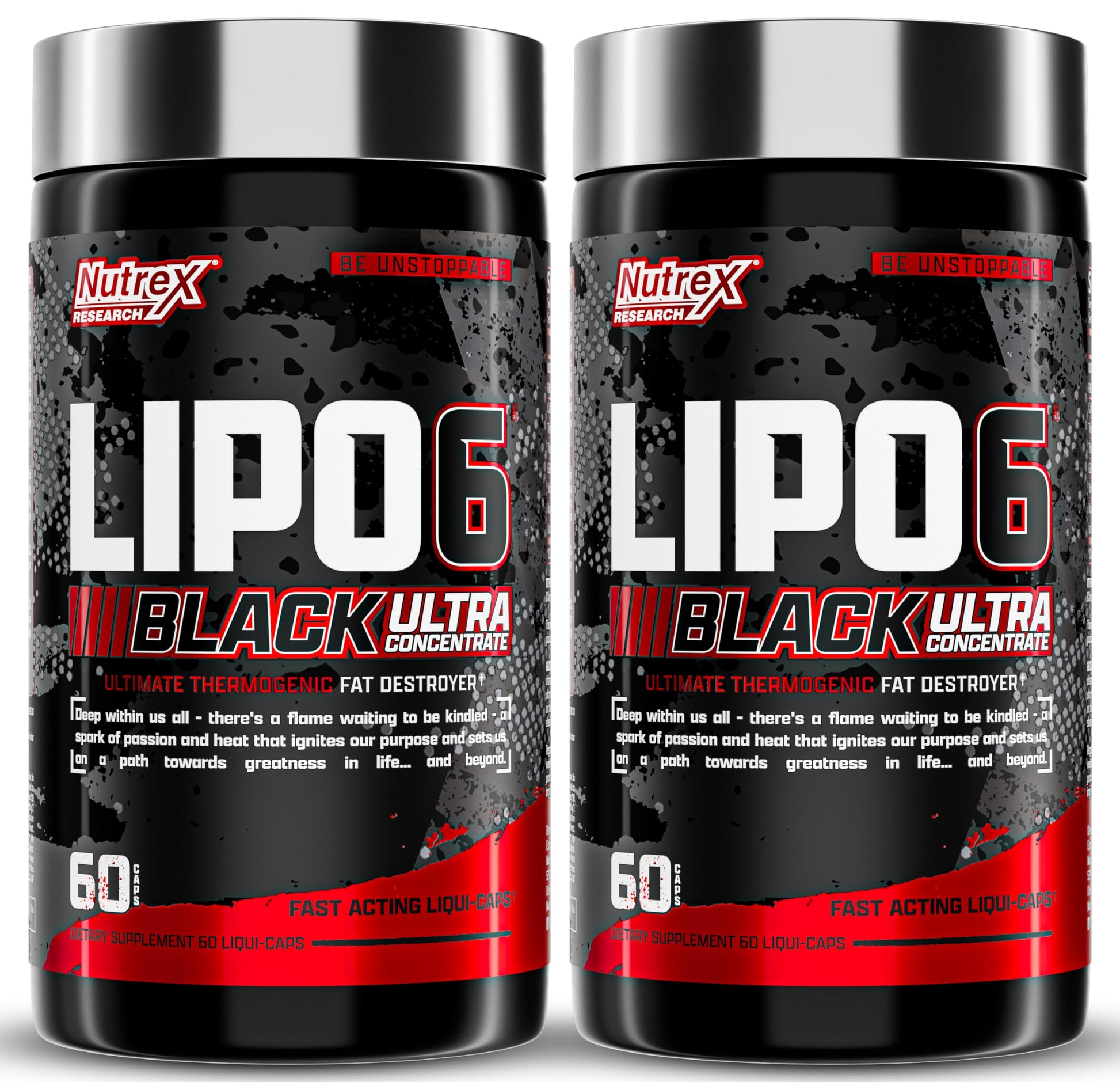 Nutrex Research Lipo-6 Black Ultra Concentrate Thermogenic Fat Burner Capsule 120