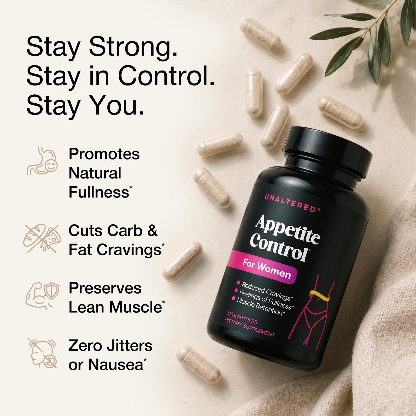 UNALTERED Appetite Control for Women 120 Capsules