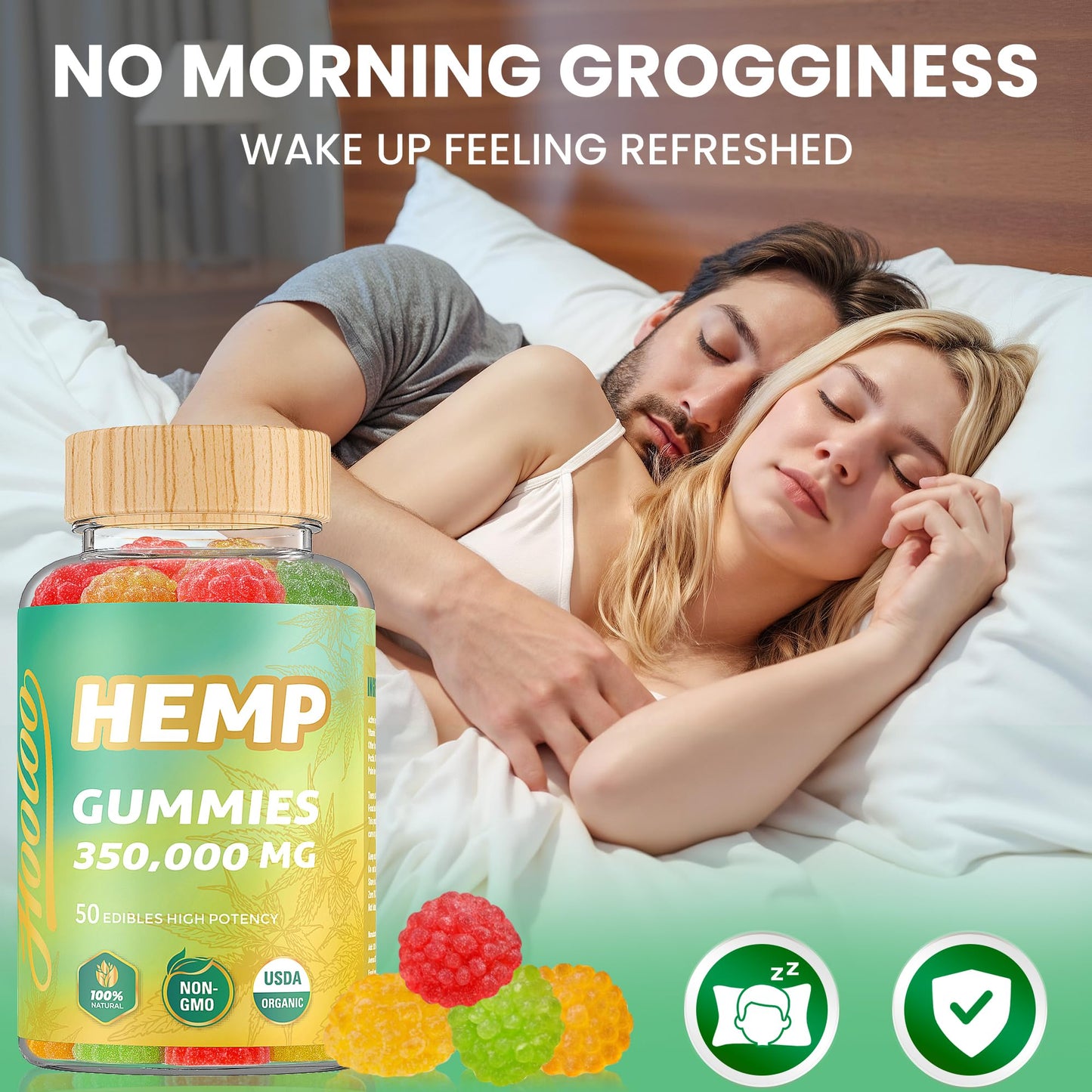 HOOLOO Hemp Gummies Gummy 2 Count