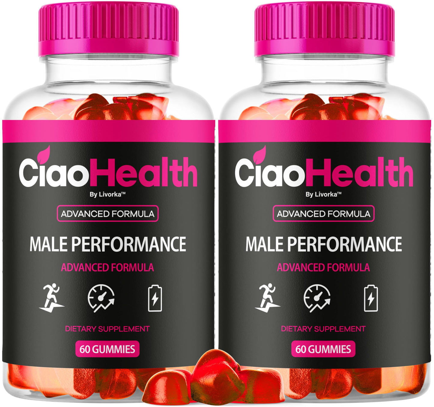 LIVORKA Ciao Health Gummies for Men, 120 Gummies