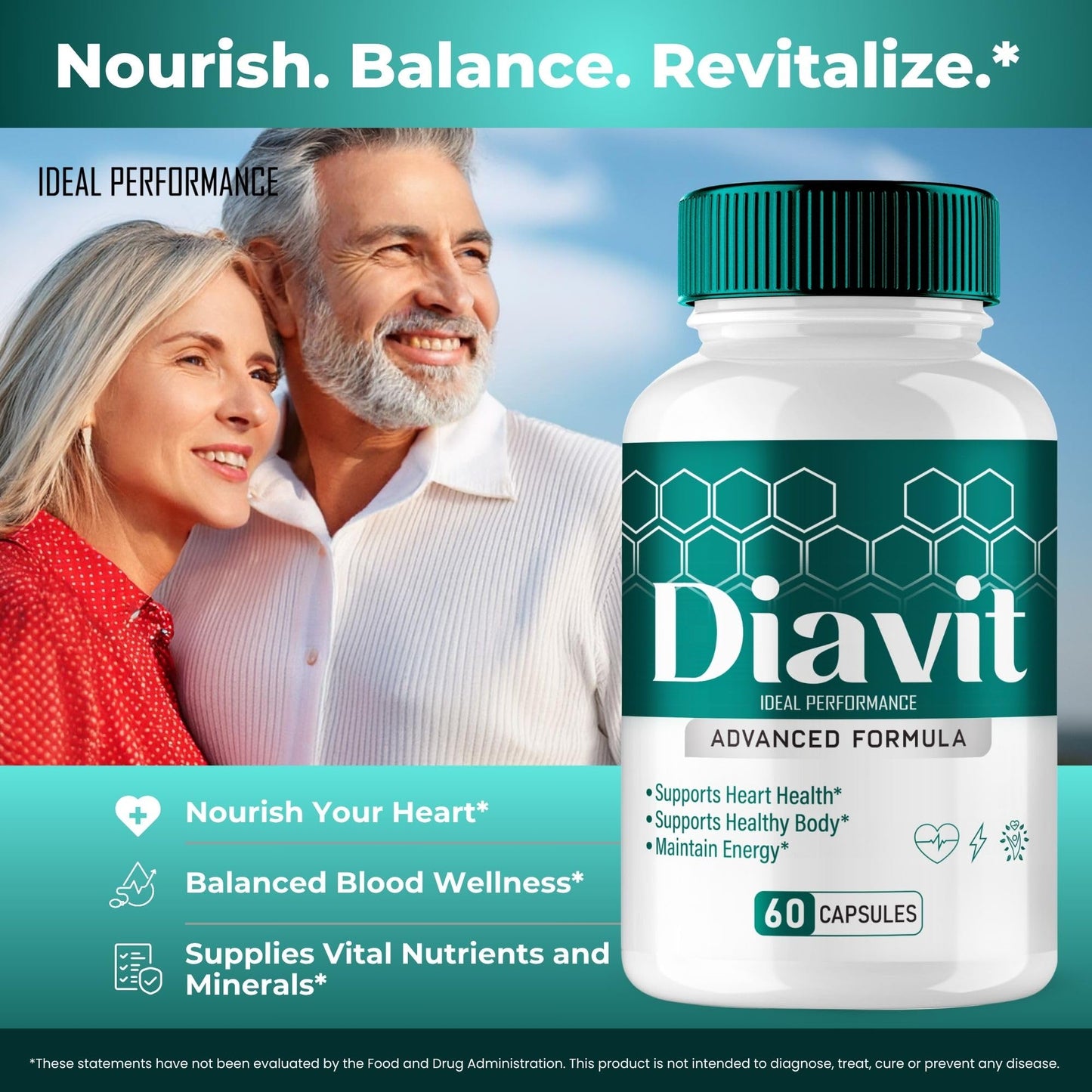 IDEAL PERFORMANCE Diavit Capsules, 300 Count