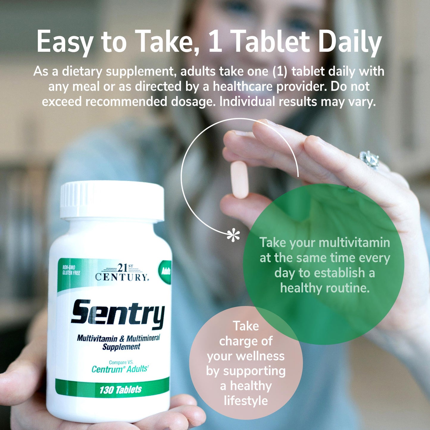 21st Century Sentry Tablets, 130 Tablets