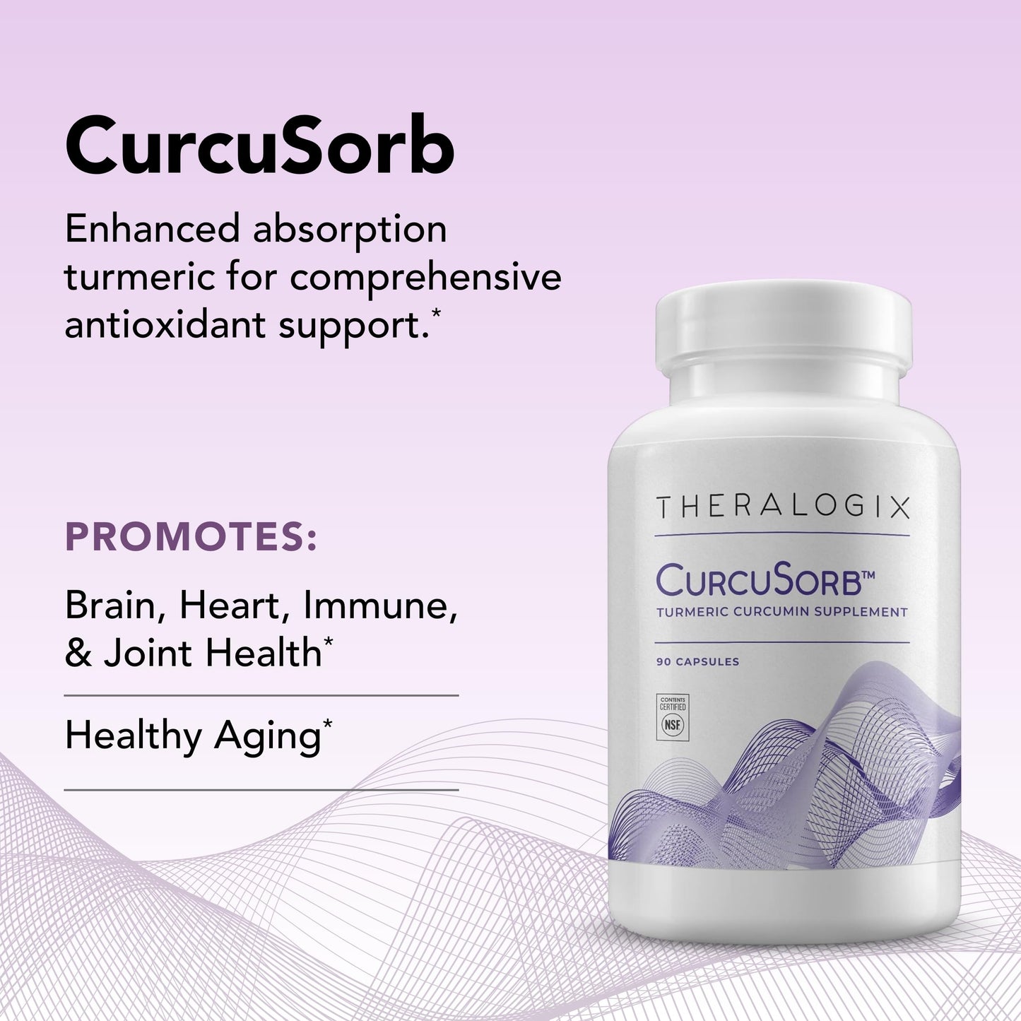 Theralogix CurcuSorb – Joint & Antioxidant Support 90 Capsules