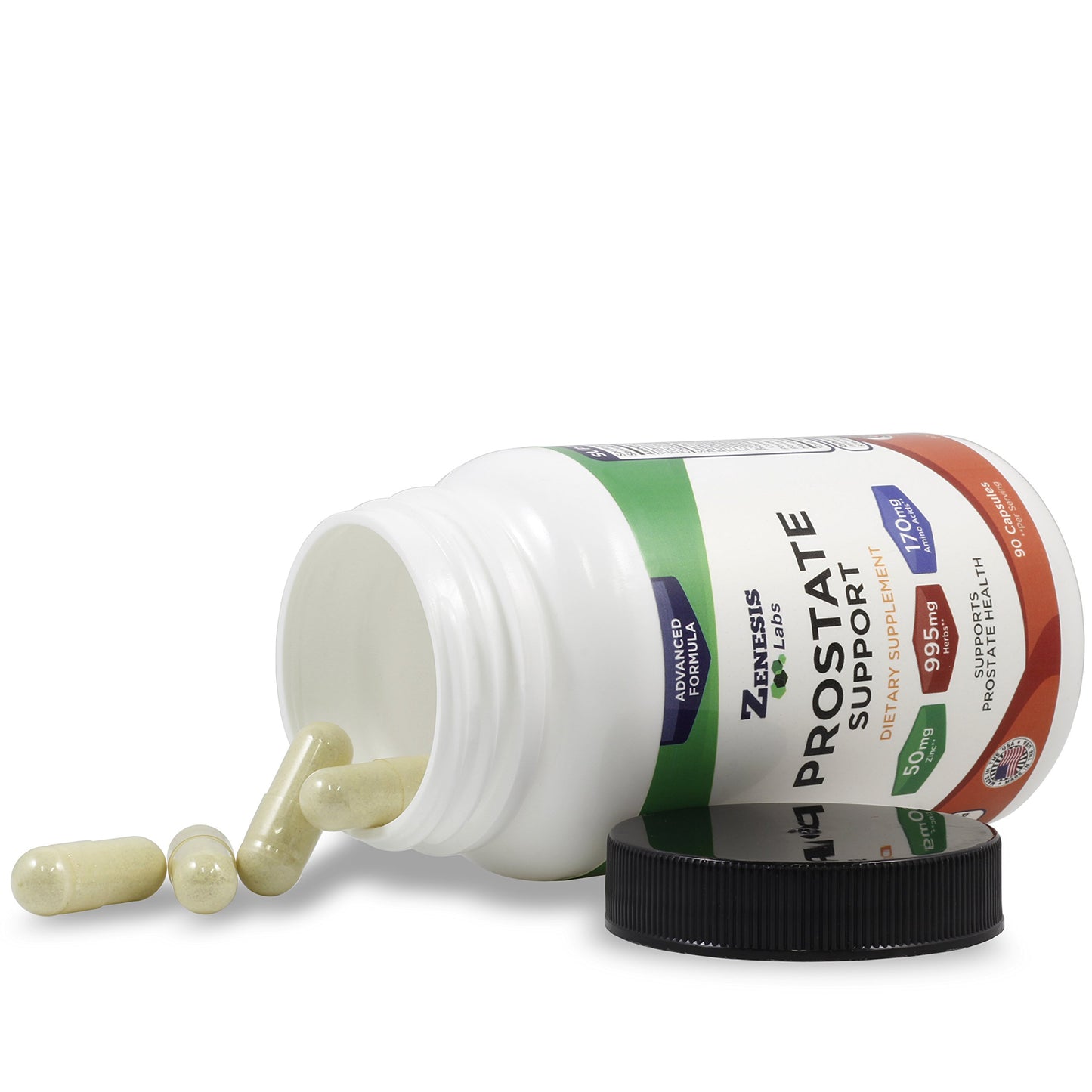 Zenesis Labs Prostate Health with Saw Palmetto Capsules, 90 Count