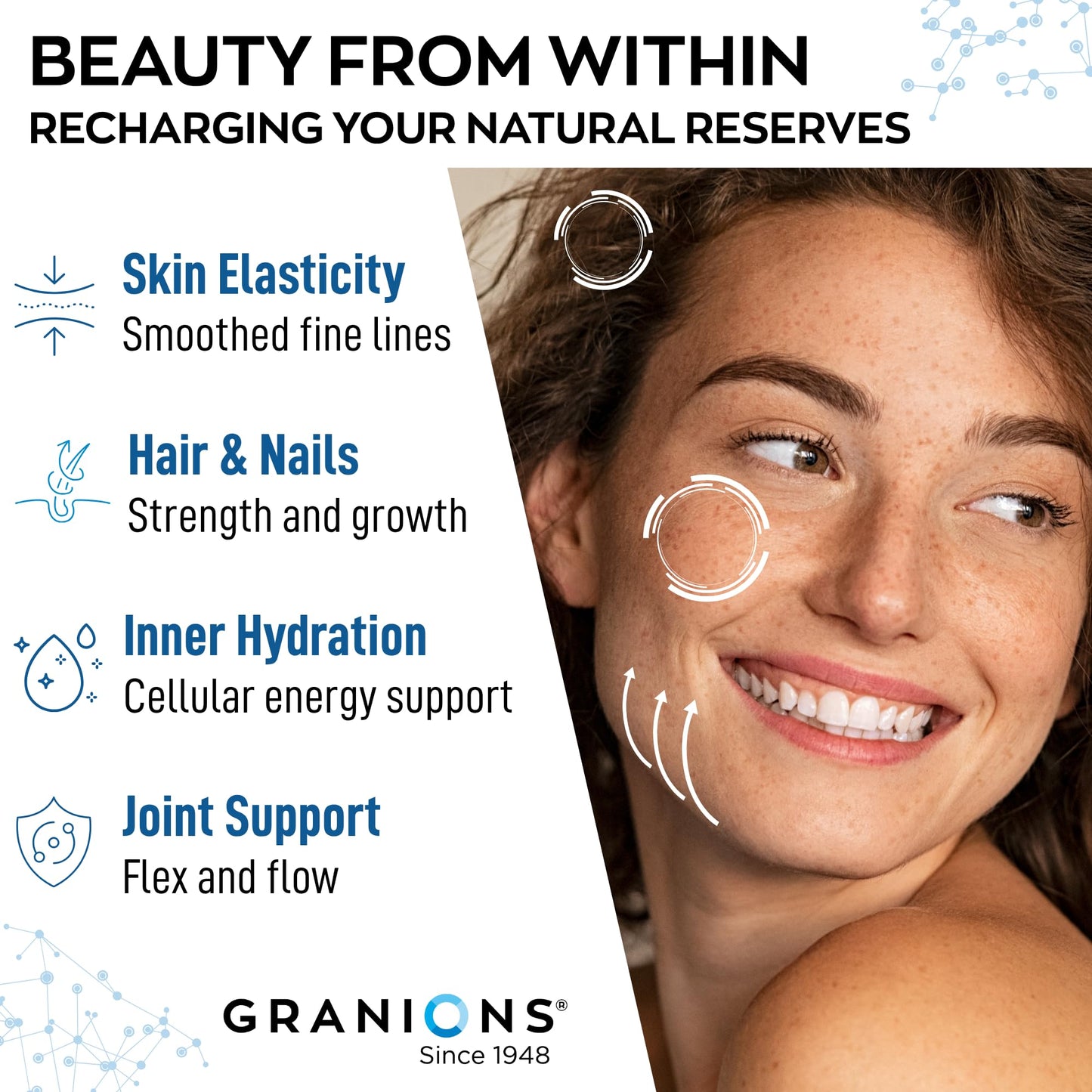 Granions Marine Collagen Powder Unflavored 9.8 oz