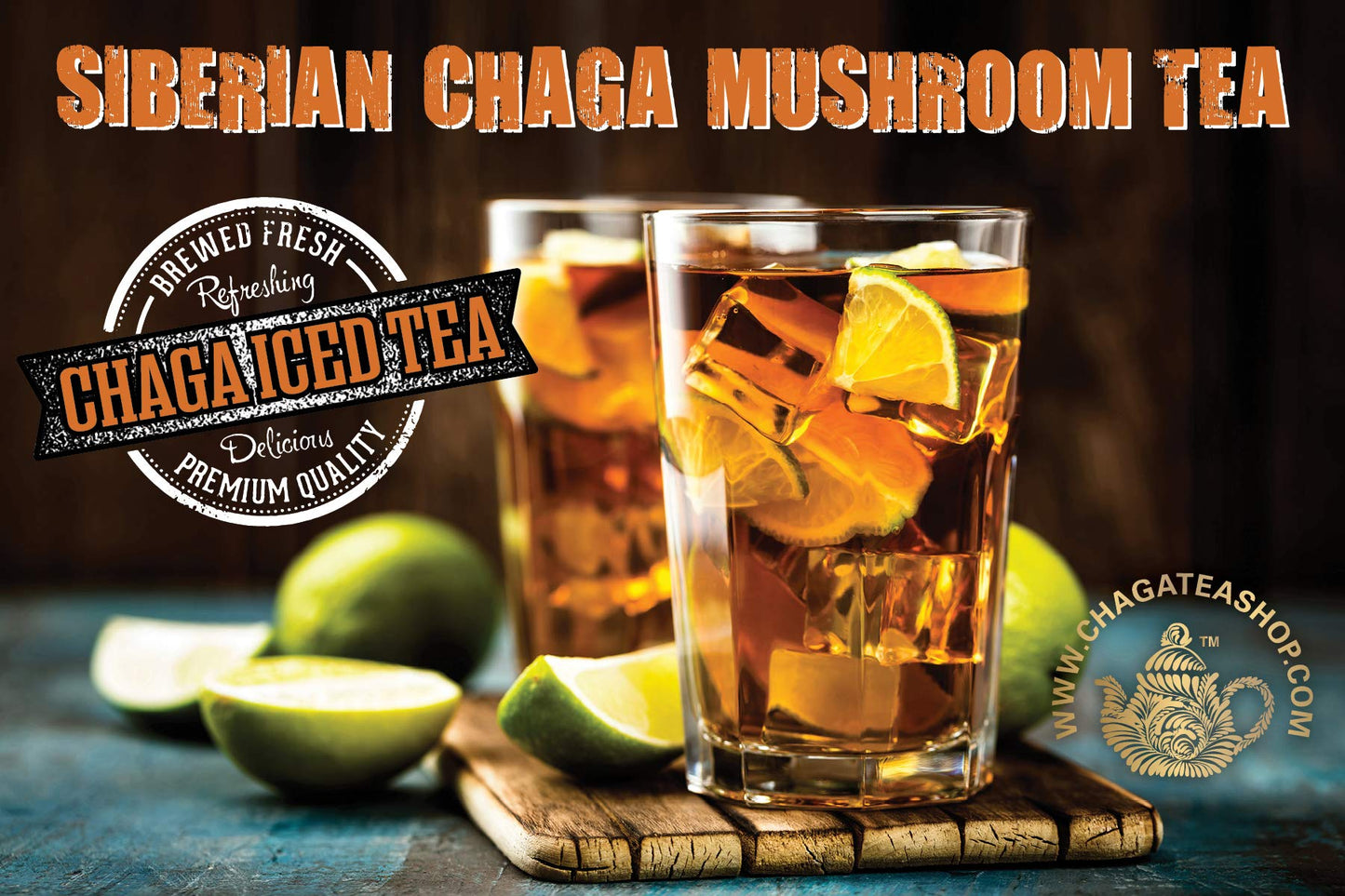 ChagaTeaShop Siberian Chaga Mushroom Extract Powder 16 oz