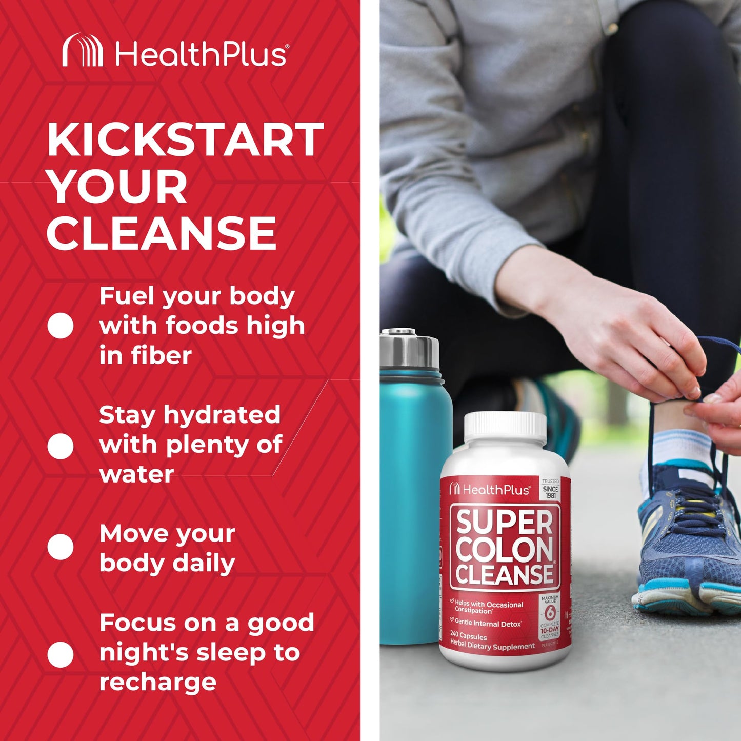 Health Plus Super Colon Cleanse 120 Capsules