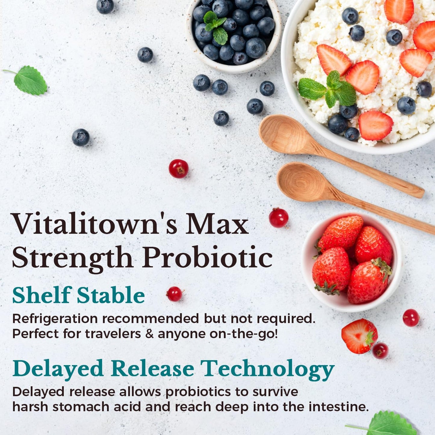 Vitalitown Probiotics 120 Billion CFUs Capsule, 30 Count