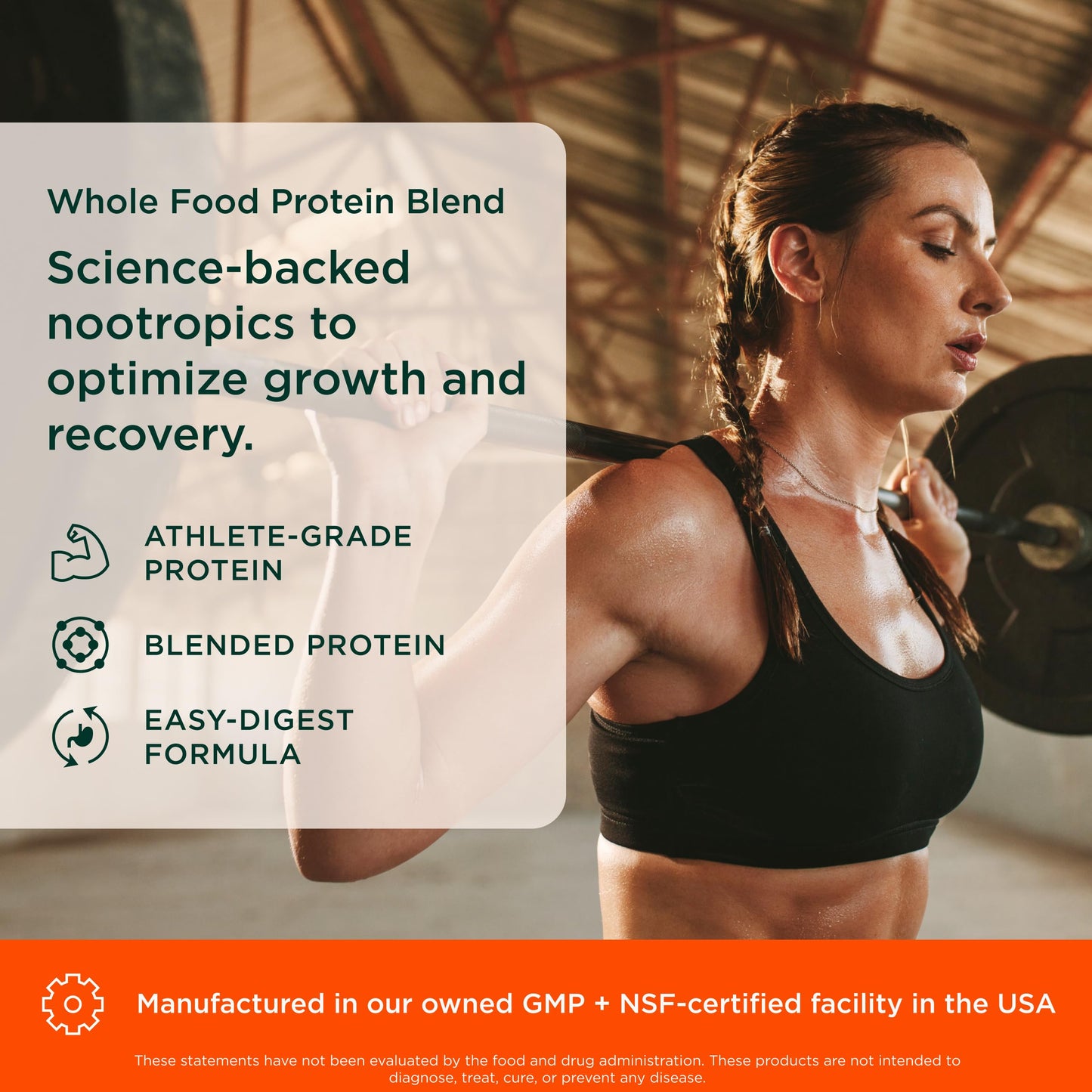 The Genius Brand Protein Powder, Whey Isolate & Egg White, Vanilla, 20 Servings