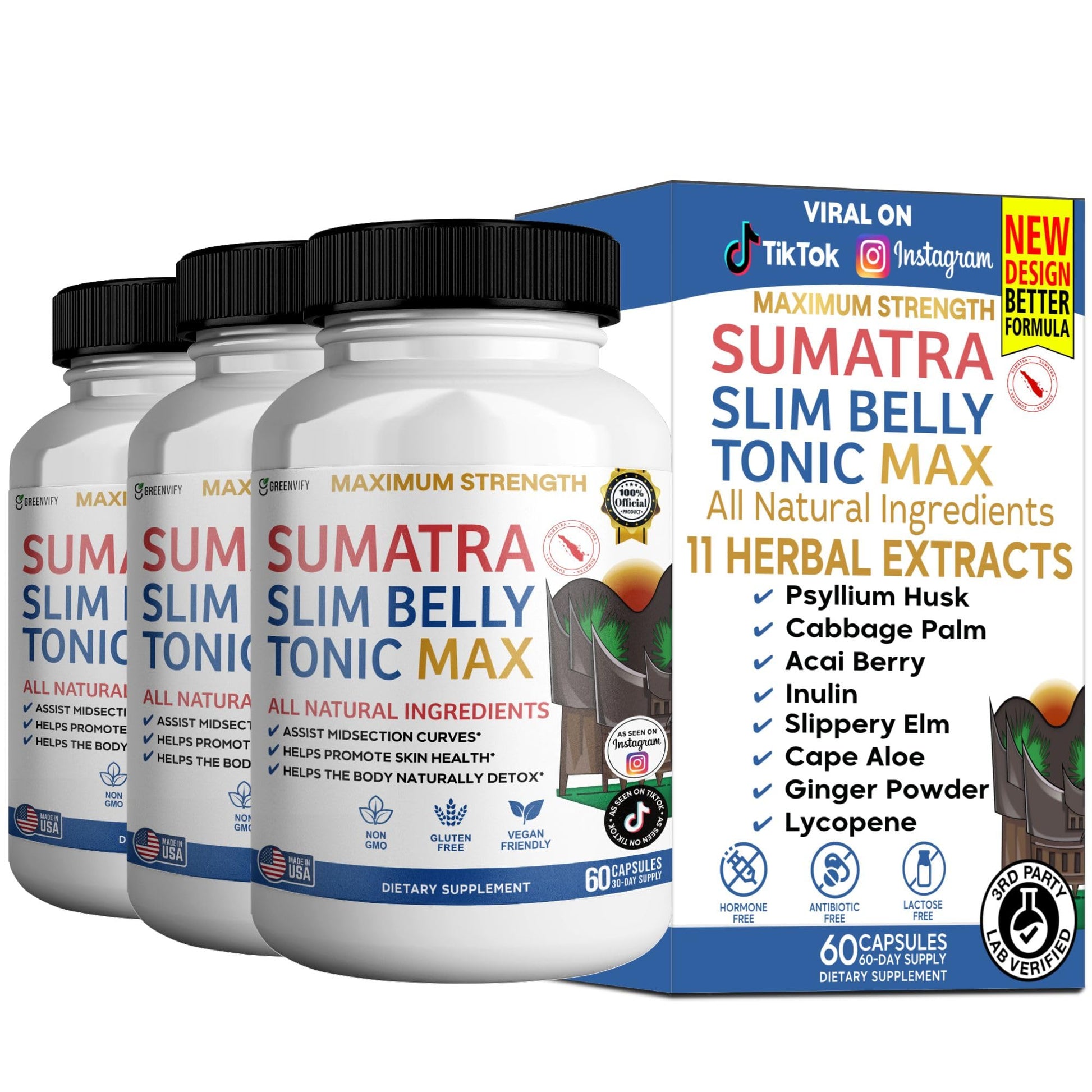 GREENVIFY Sumatra Tonic Max Capsules 60 Count