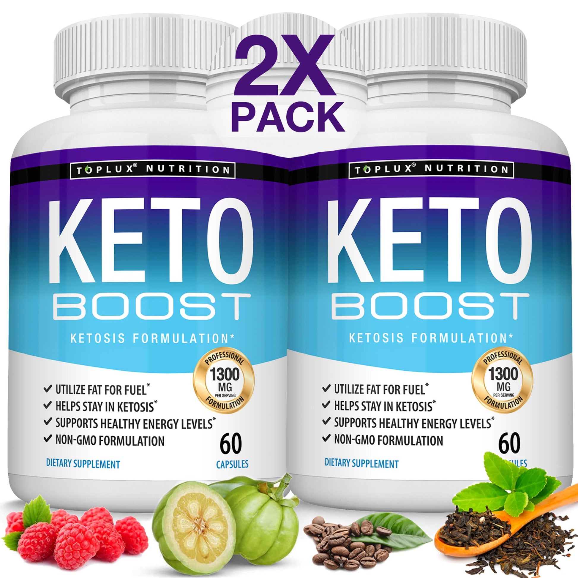 Toplux Keto Boost Diet Pills Ketosis Supplement Capsules 120 Capsules