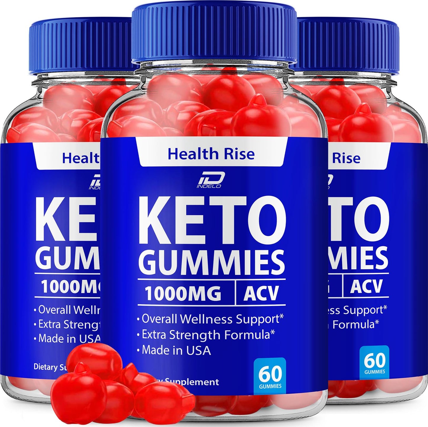 Indelo Health Rise ACV Gummies 180 Gummies