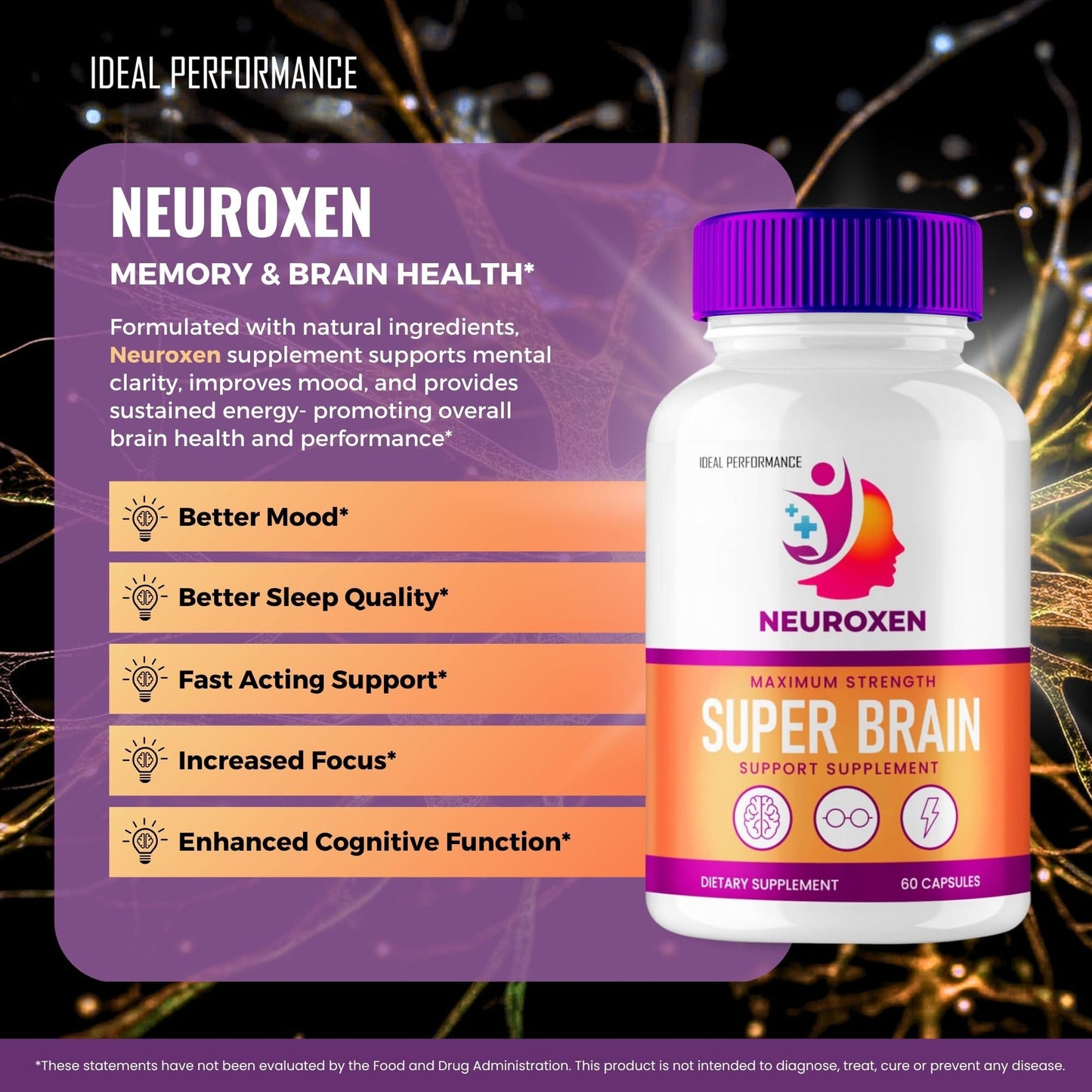 Ideal Performance Neuroxen 120 Capsules