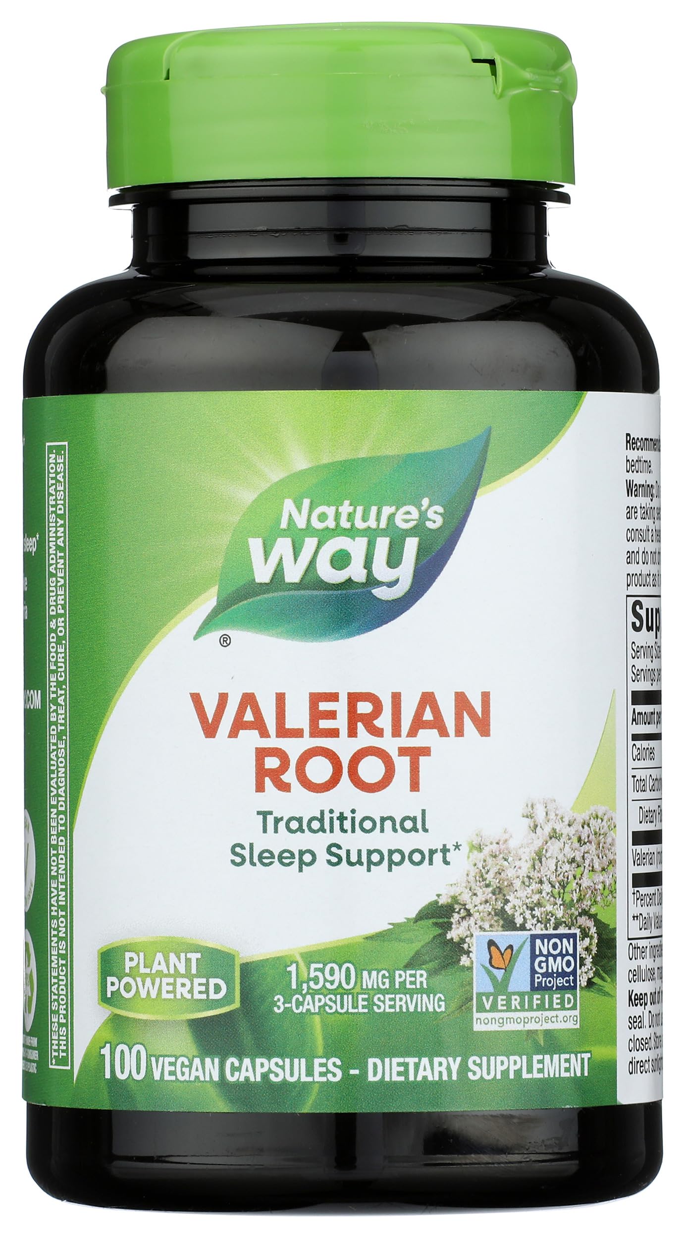 Nature's Way Valerian Root Capsule, 100 Capsules