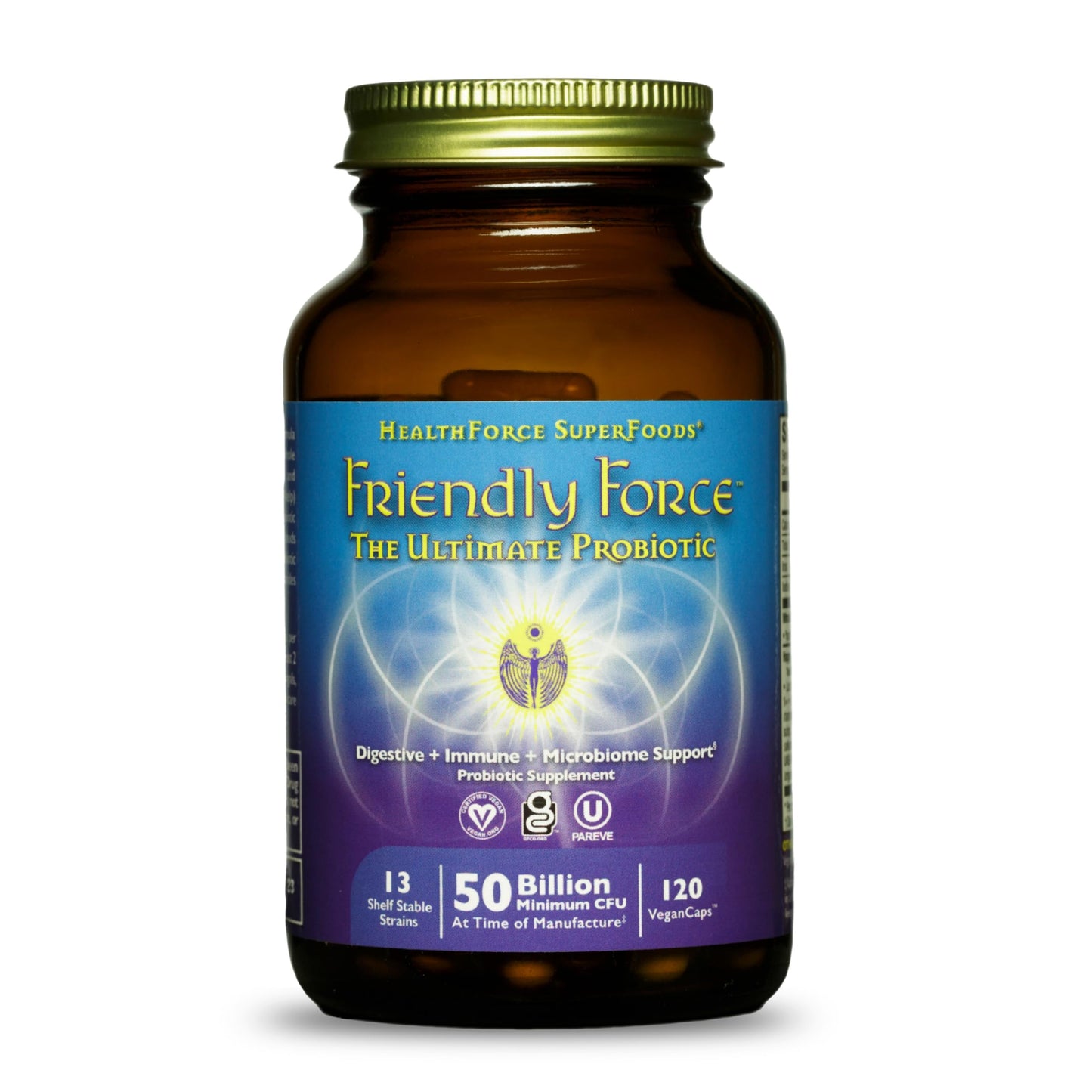 HEALTHFORCE SUPERFOODS Friendly Force Capsules, 120 Count