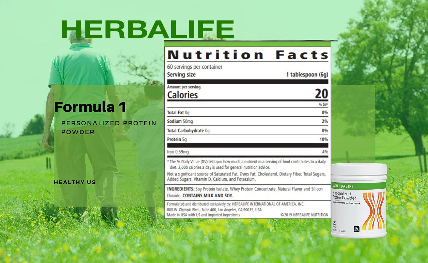 Herbalife Formula 1 Four Combo Powder 64