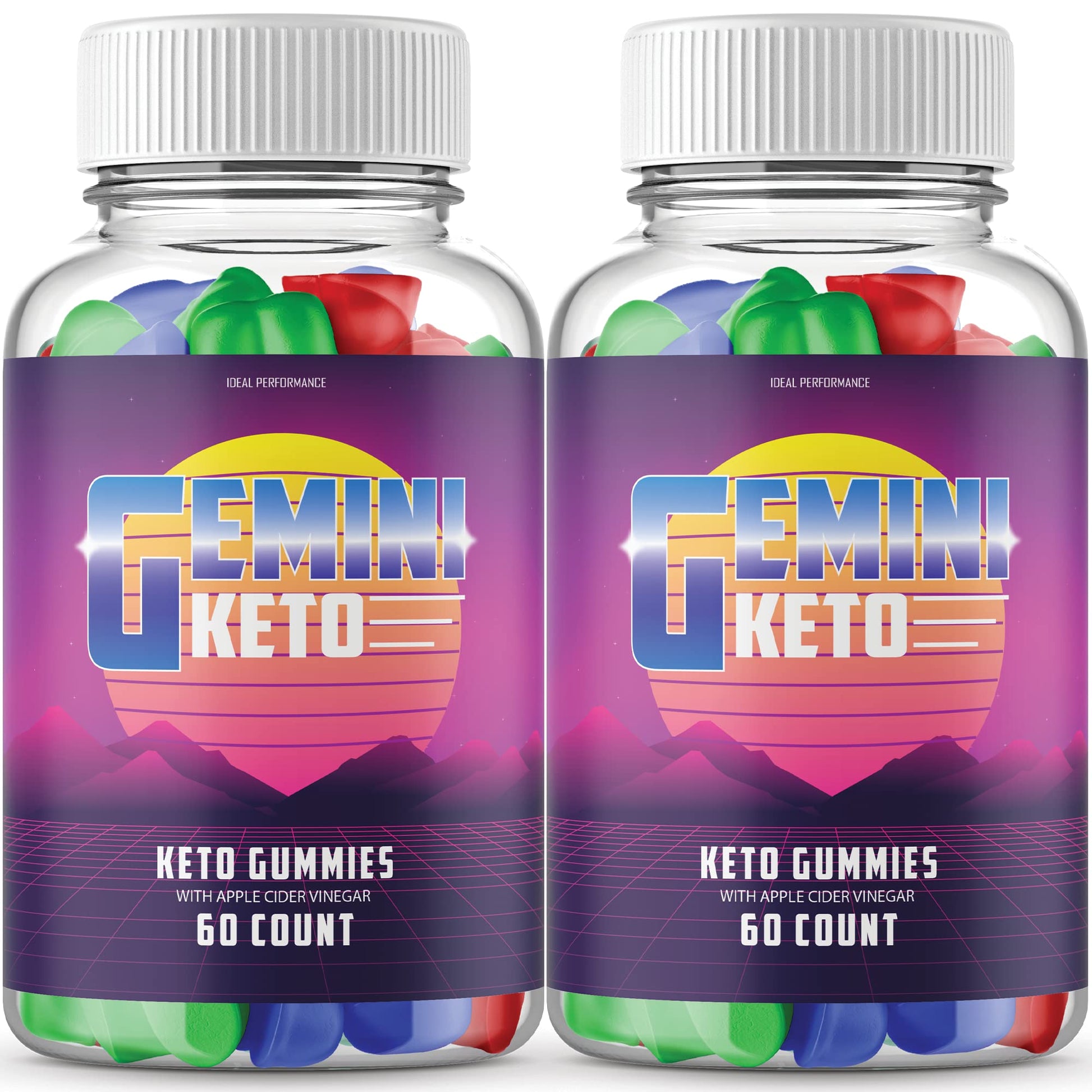 IDEAL PERFORMANCE Gemini Keto Gummies, 120 Gummies