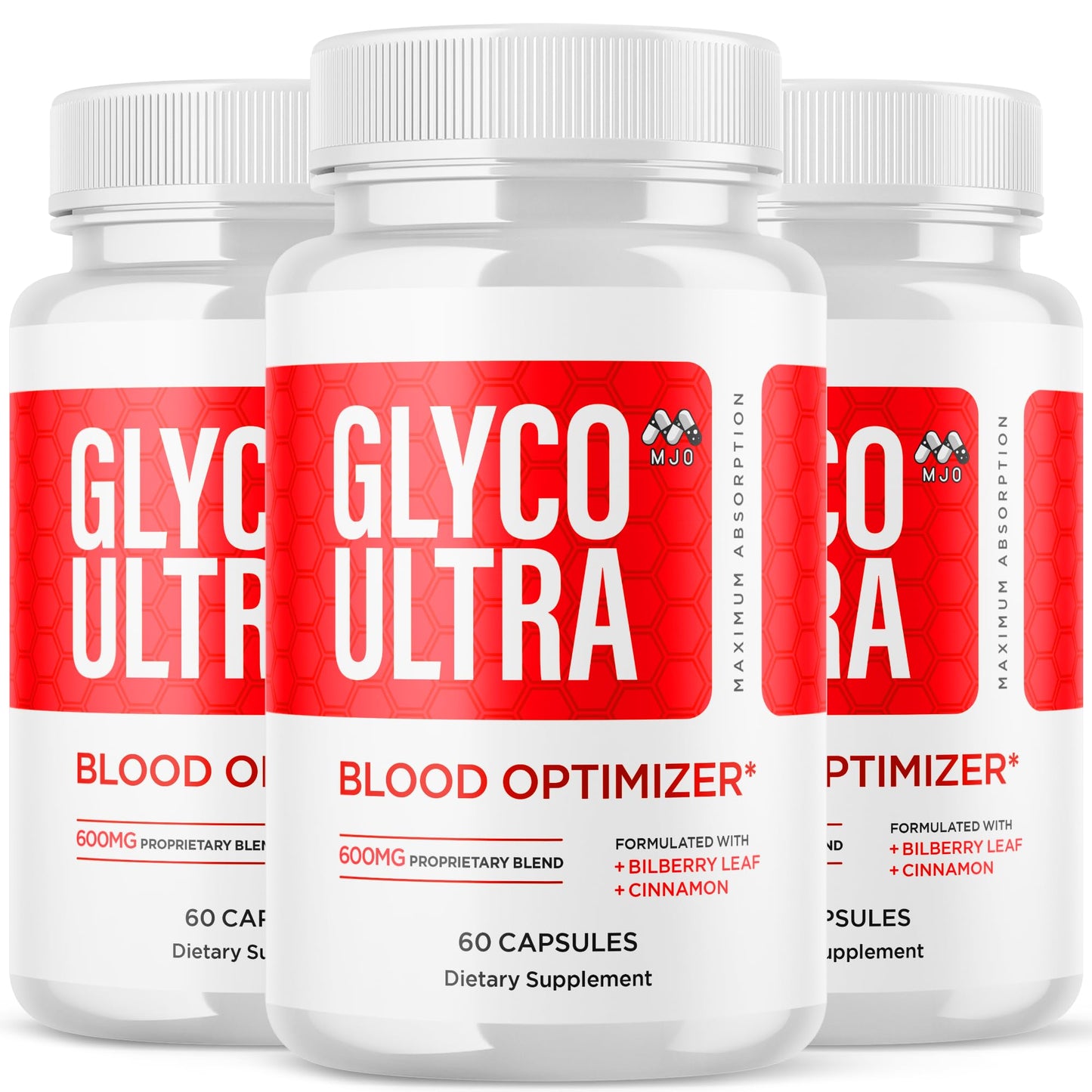 MJO Glyco Ultra Blood Optimizer Capsules, 180 Capsules
