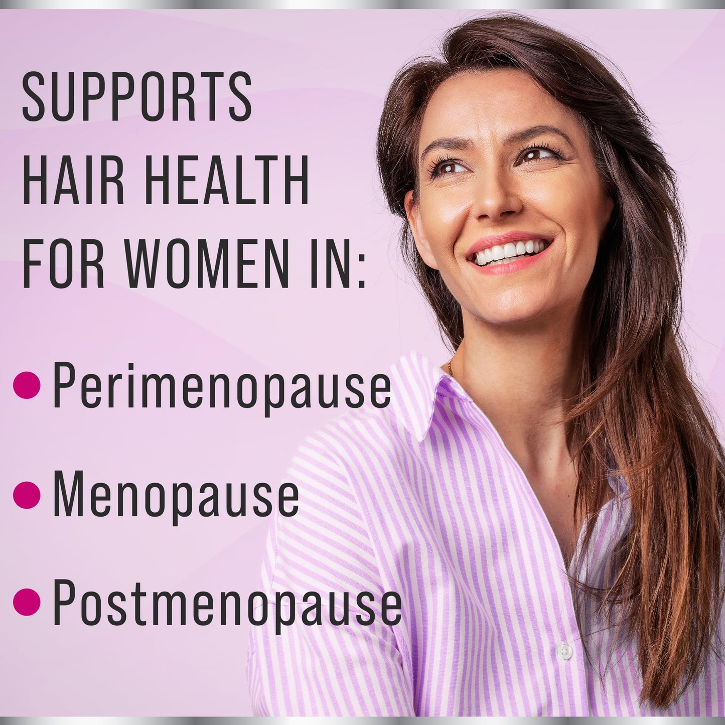 Hair Thickness Maximizer Black Cohosh + Biotin Menopausal Hair Growth Supplement Capsule, 30 Count