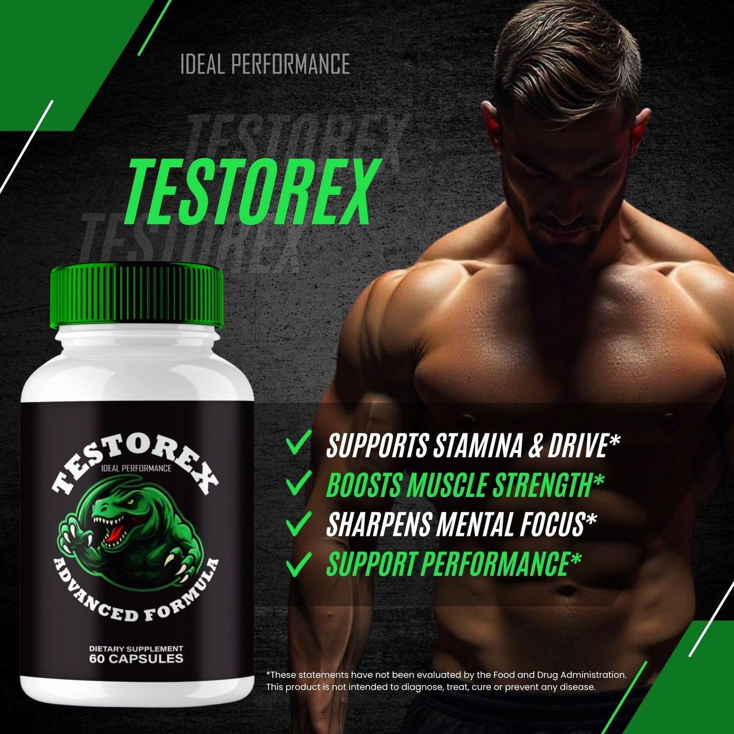 Ideal Performance Testorex Capsules 120 Count