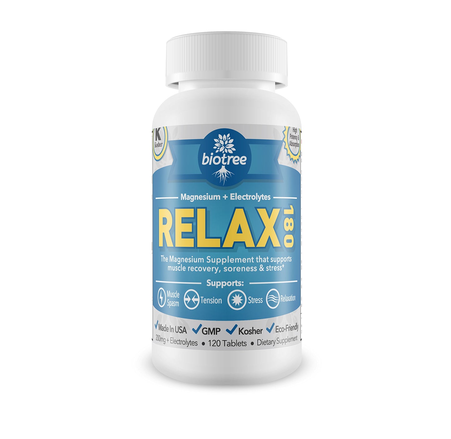 BioTree Labs Relax 180 Capsules 3 Count