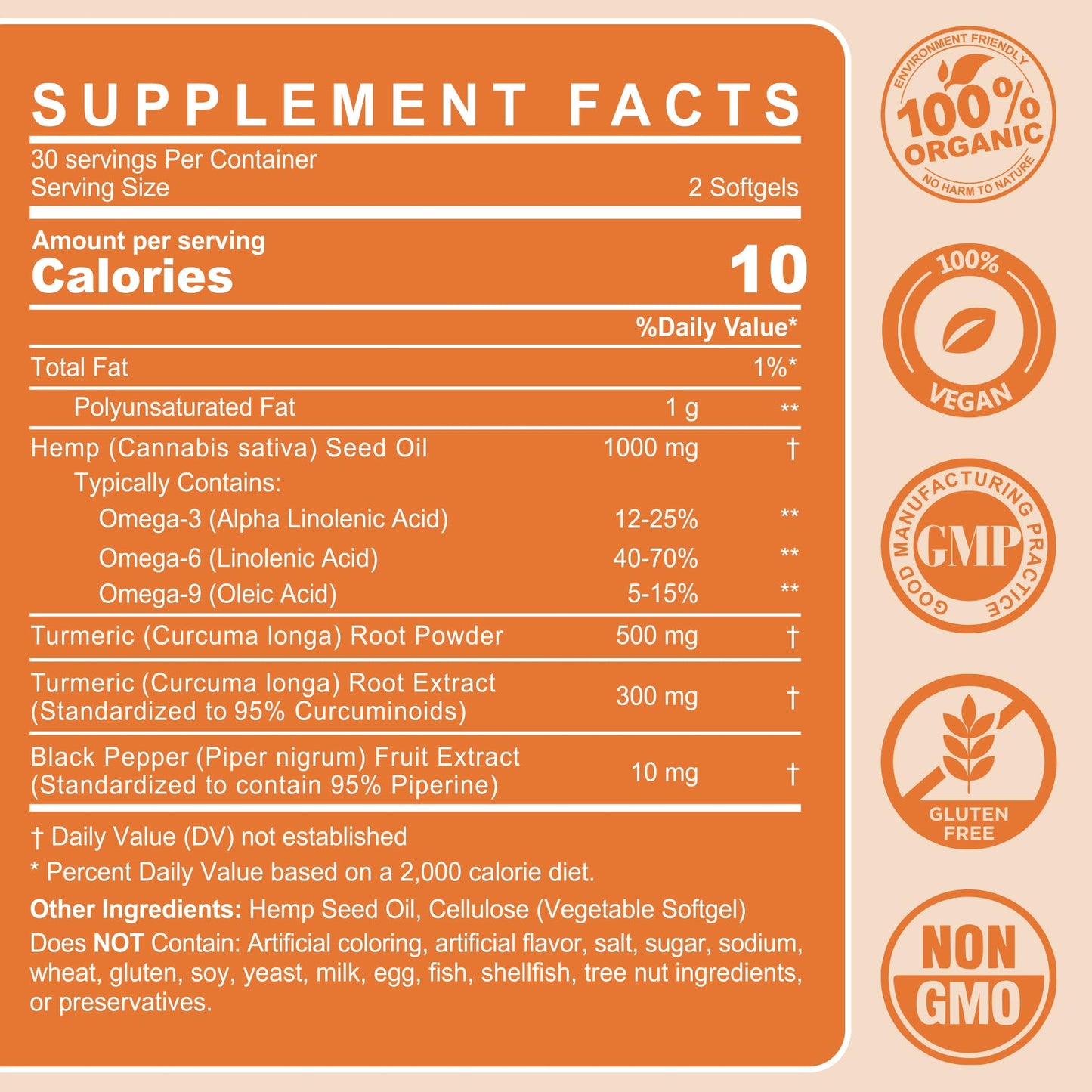 NEVISS Vegan Omega-3-6-9 Softgels, 120 Count