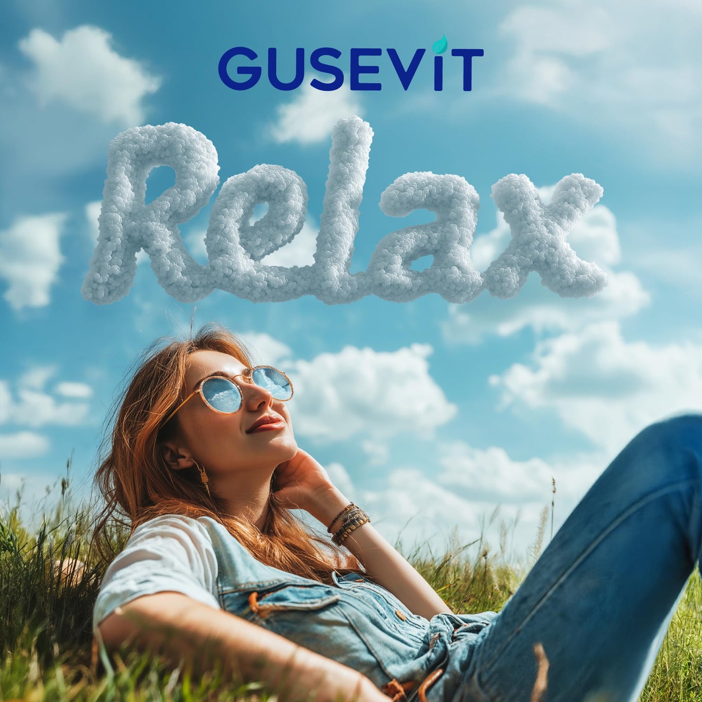 Gusevit Ashwagandha Gummies 1500mg with Vitamin D & Zinc, 60 Count
