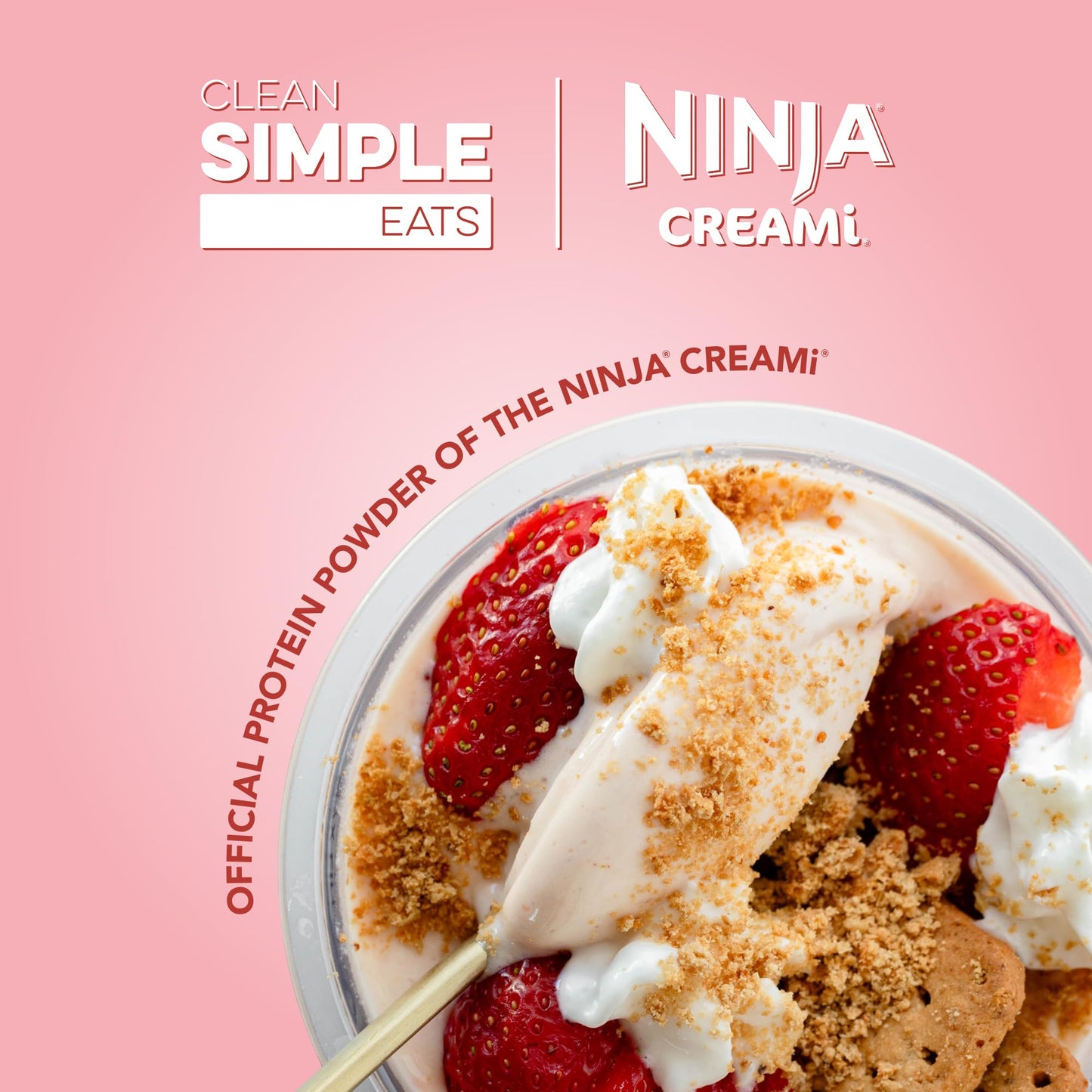 Clean Simple Eats Whey Protein Powder Strawberry Cheesecake, 12