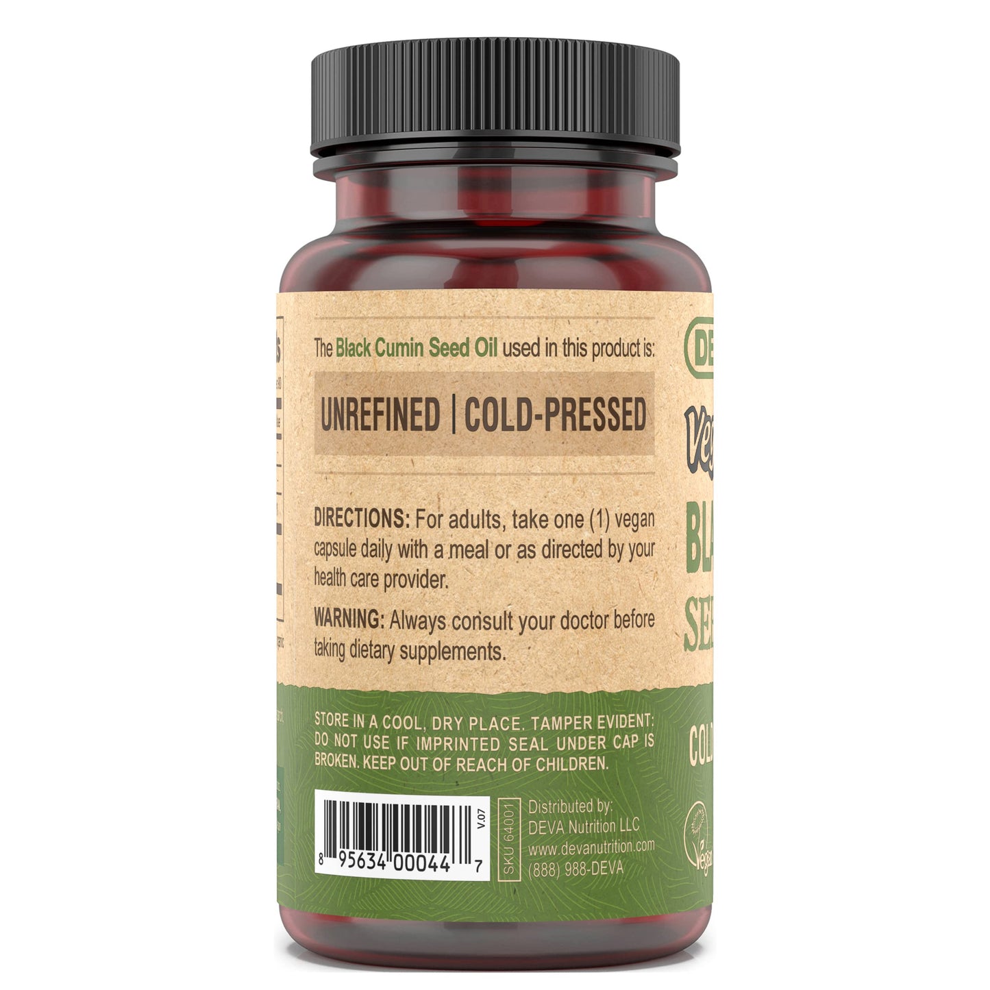 DEVA Black Cumin Seed Oil Capsules 270