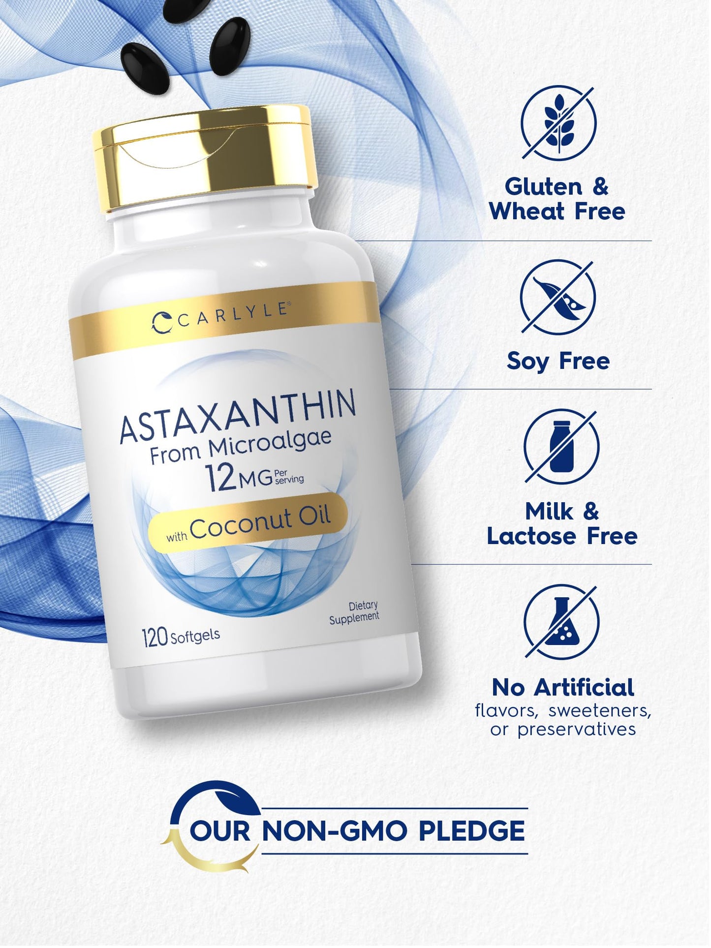 Carlyle Astaxanthin 12mg Softgels 120 Count