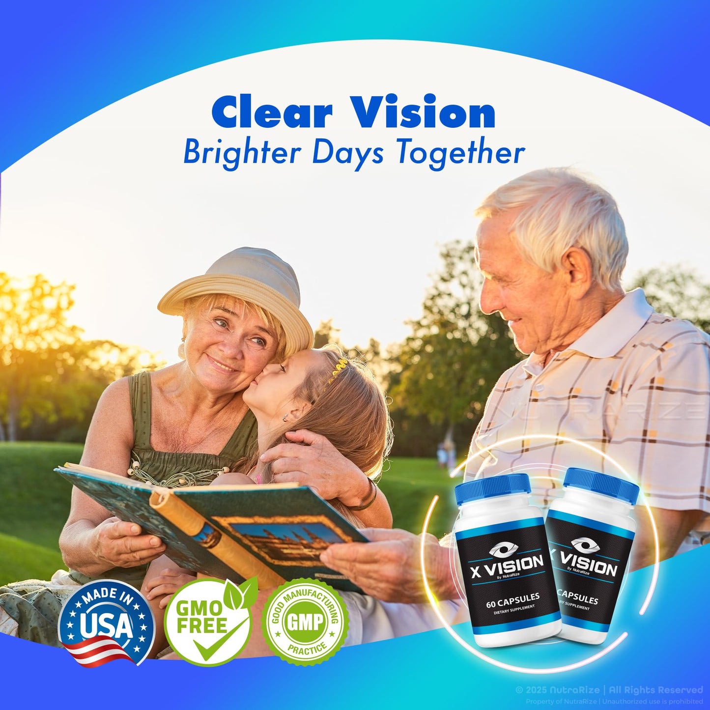 NutraRize X Vision Capsules, 120 Capsules