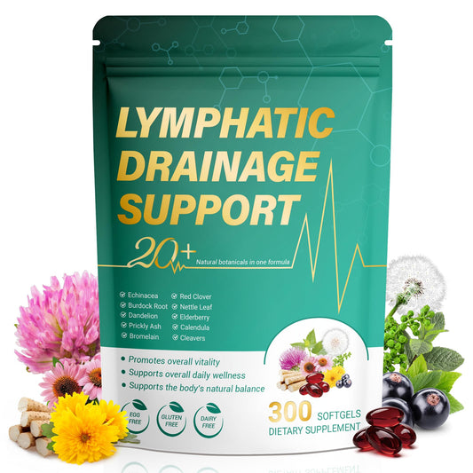 Kaseano Lymphatic Drainage Supplement Softgels 300