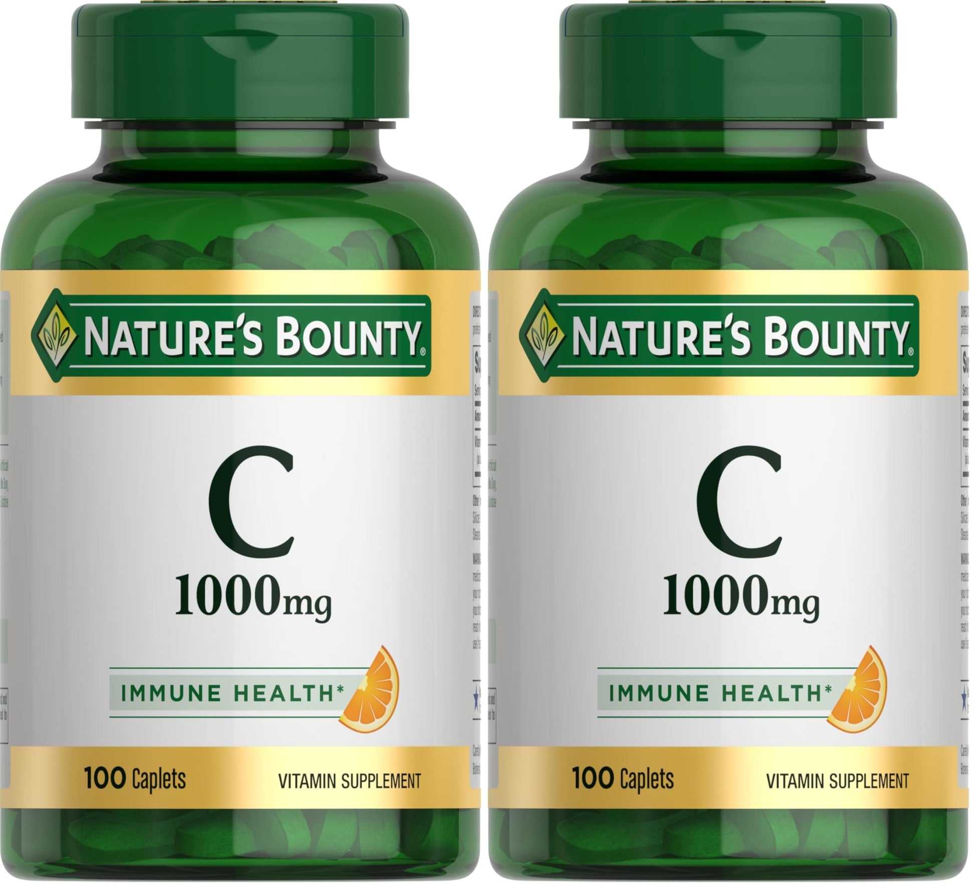 Nature's Bounty Vitamin C 1000mg Caplets, 200 Count