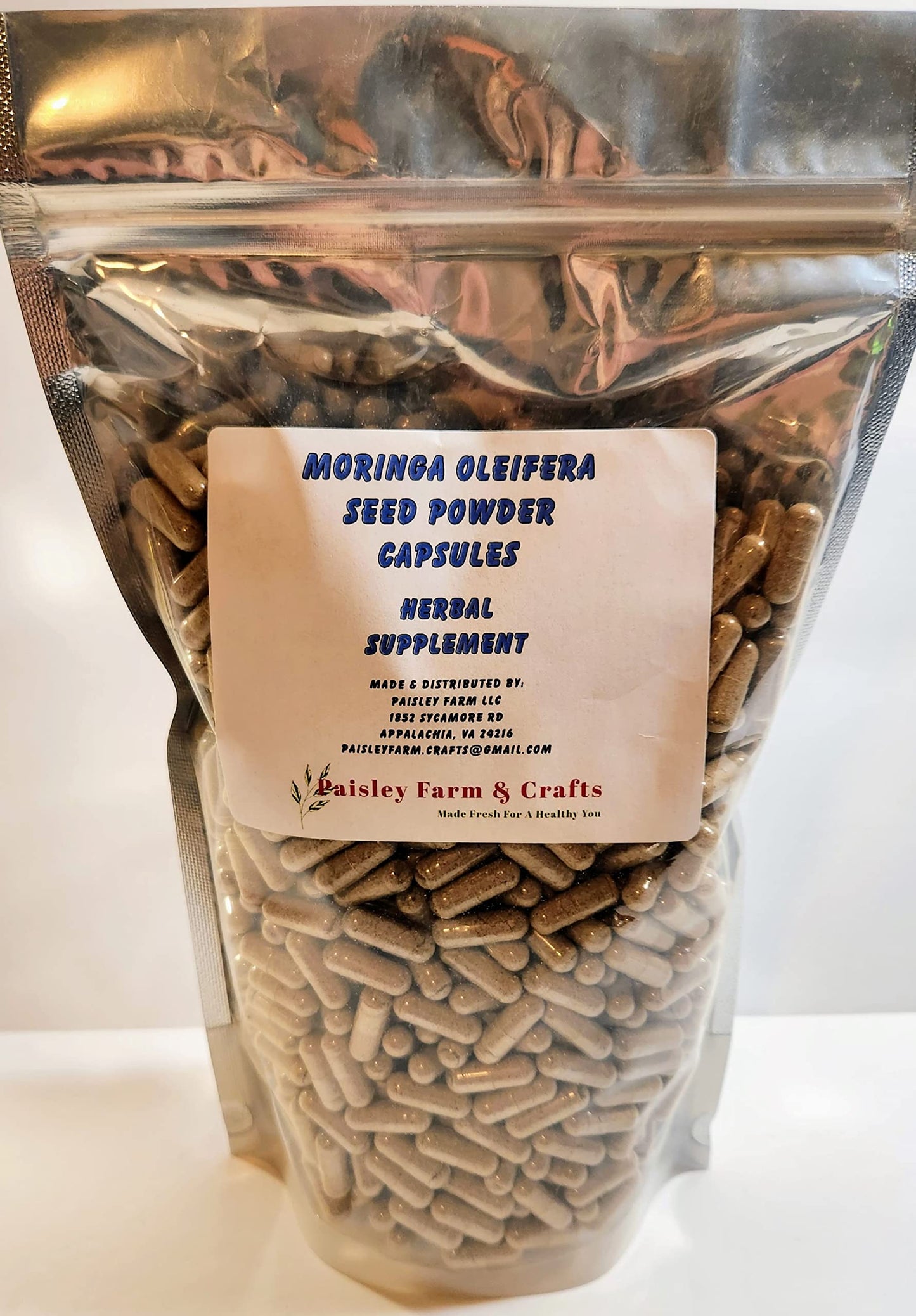 Paisley Farm and Crafts Moringa Oleifera Malunggay Seed Powder 5000 Count