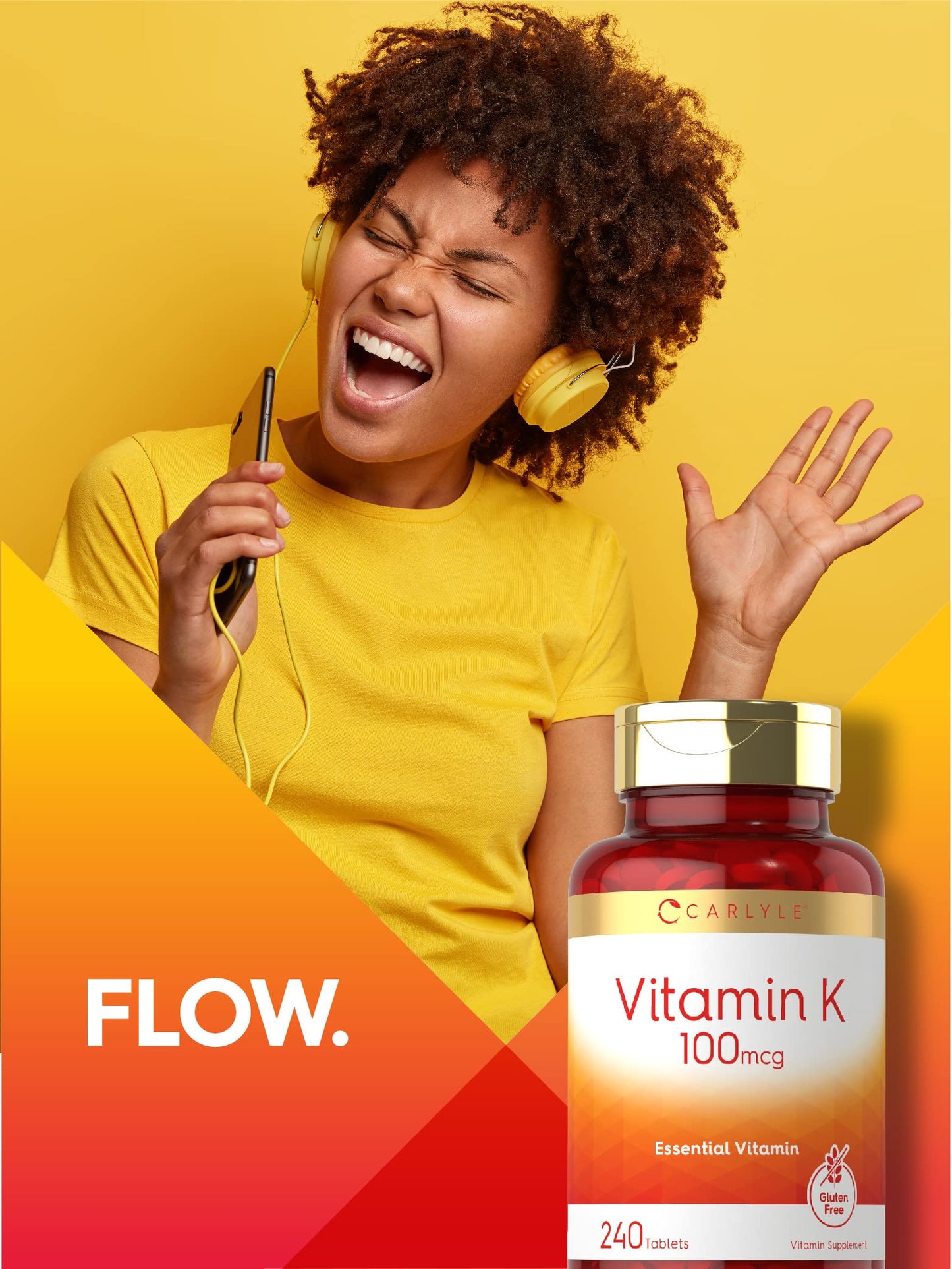 Carlyle Vitamin K 100 mcg, 240 Tablets