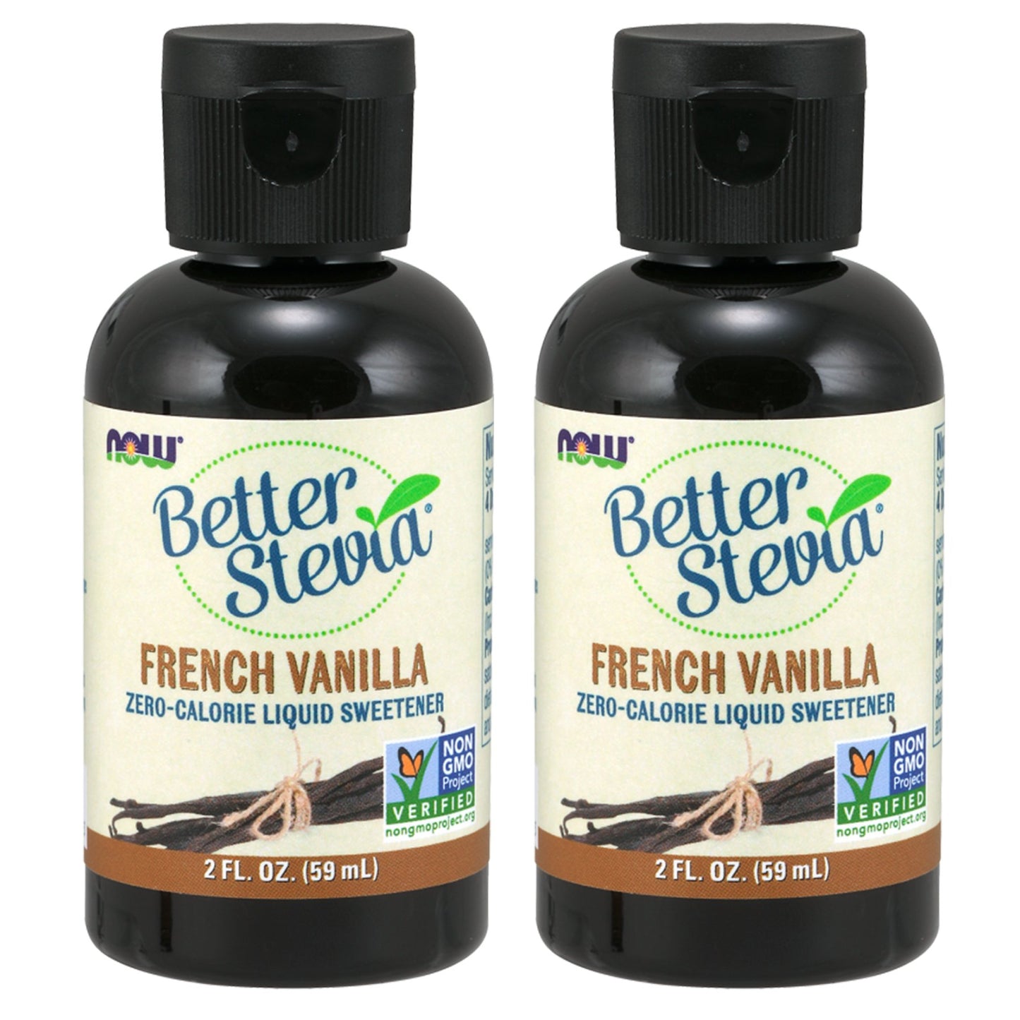 NOW Foods BetterStevia Liquid Extract (French Vanilla) Capsule 4 Count